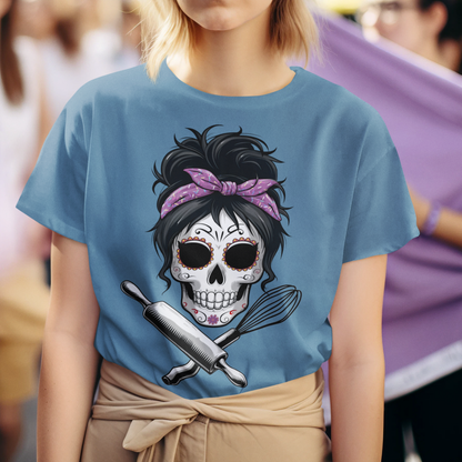 Sugar Skull Baker Tee