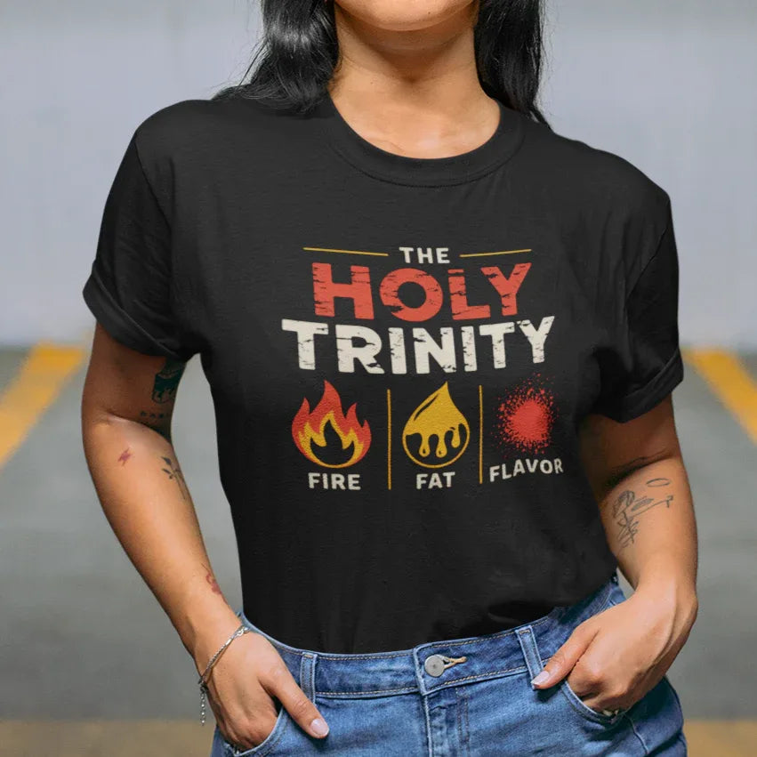 Holy Trinity BBQ Unisex Tee - Odd Chef