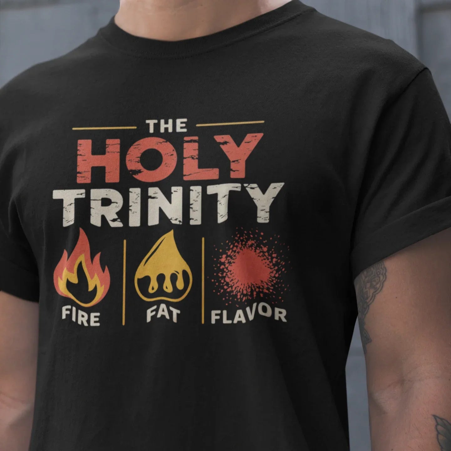 Holy Trinity BBQ Unisex Tee - Odd Chef