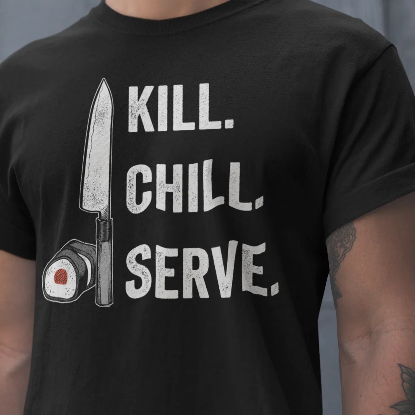 Kill Chill Serve Unisex Tee - Odd Chef