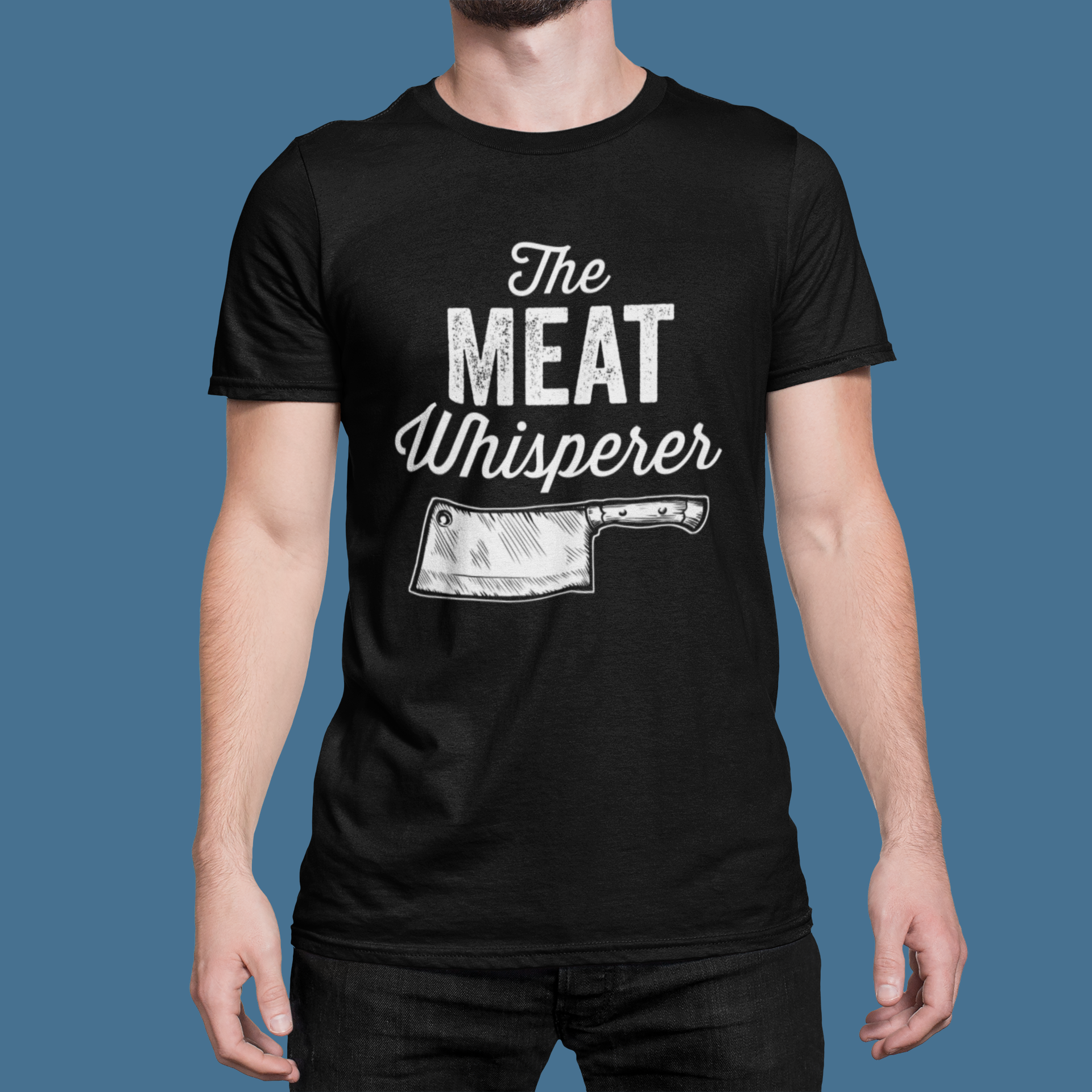 The Meat Whisperer Cleaver Butcher Short-Sleeve Unisex T-Shirt