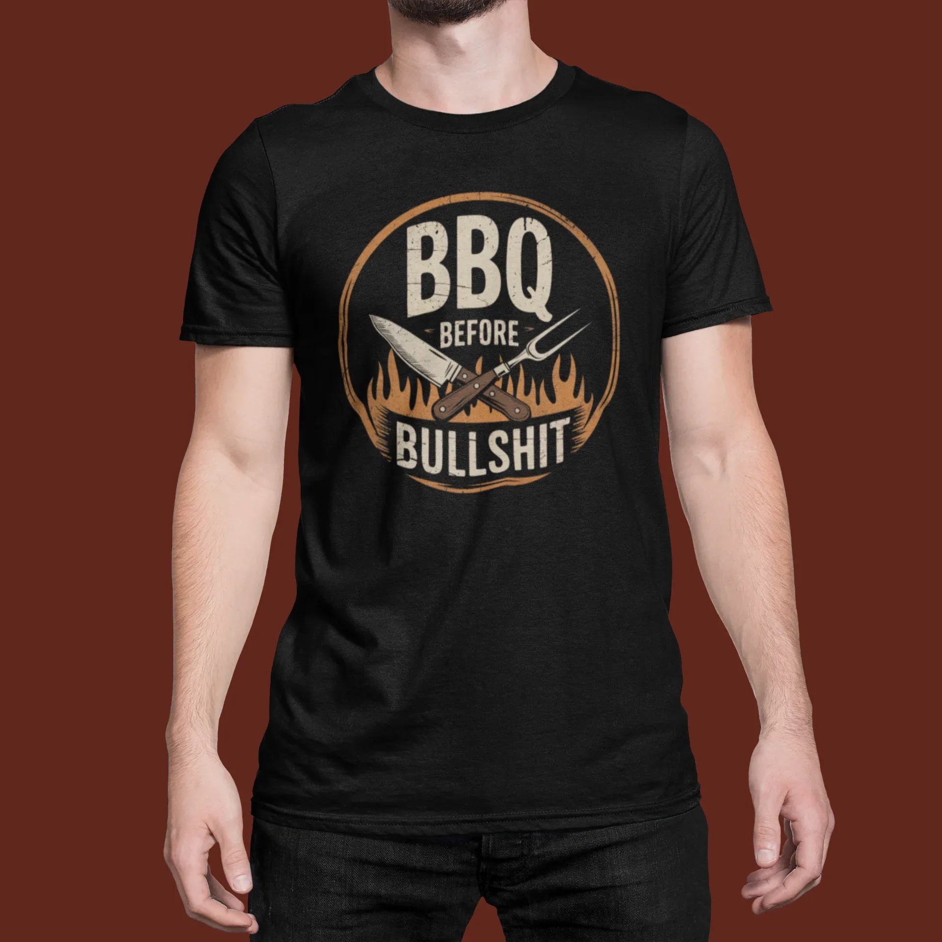 BBQ Before Bullshit Unisex Tee - Odd Chef