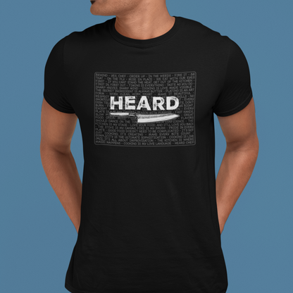 Heard Chef Kitchen Phrase Unisex t-shirt