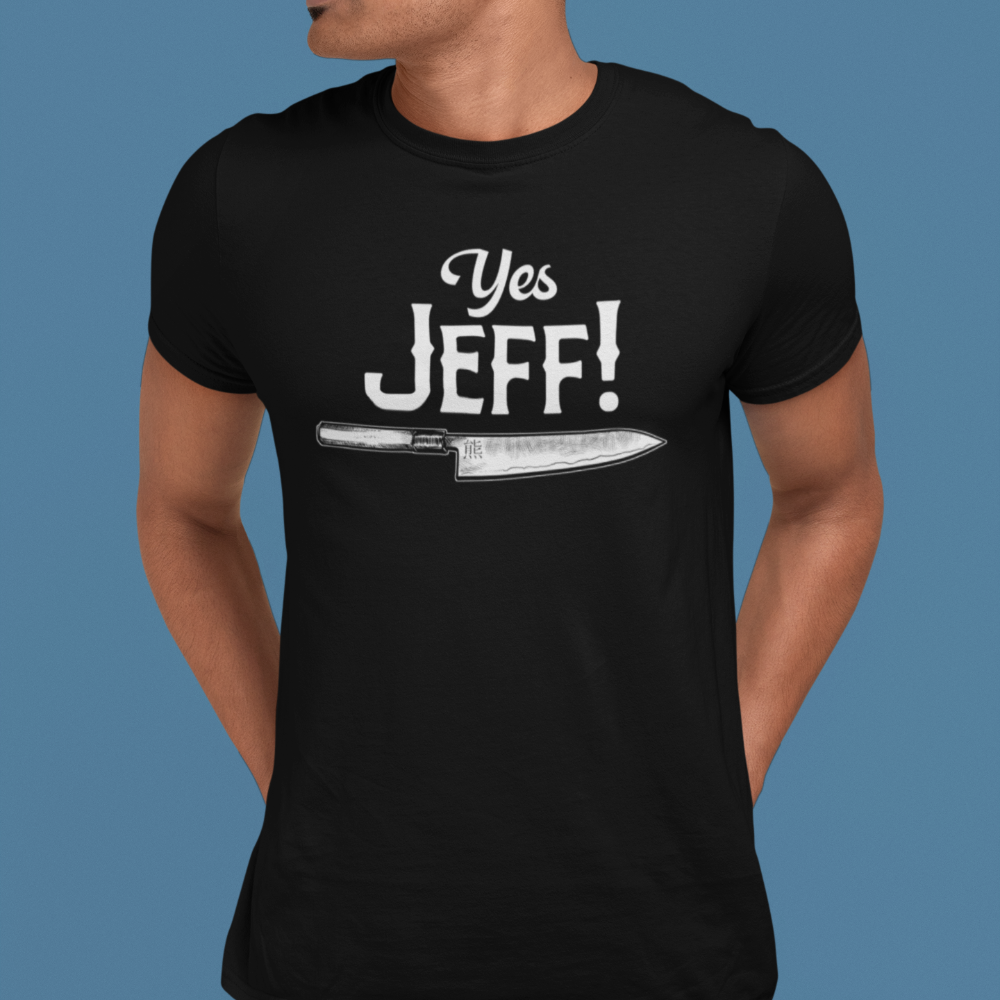 Yes Jeff Chef Knife Unisex Tee