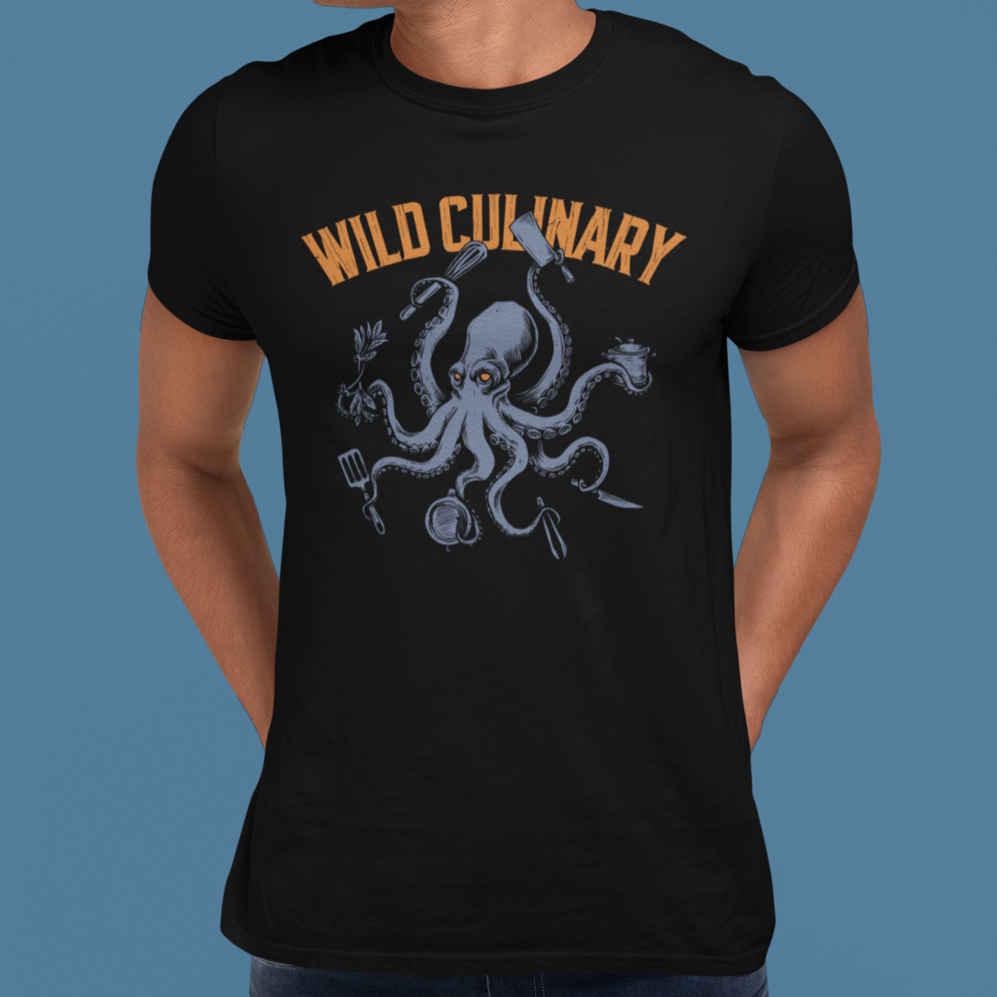 Wild Culinary Octo-Chef Unisex Tee