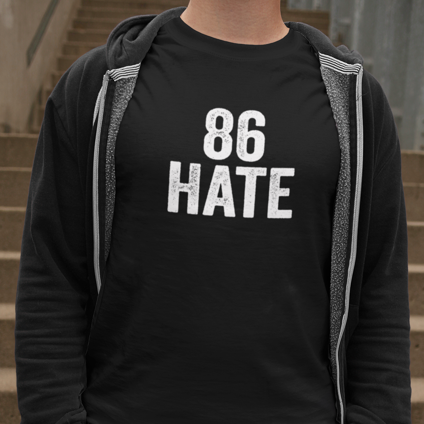 86 Hate No Hate Shirt Positive