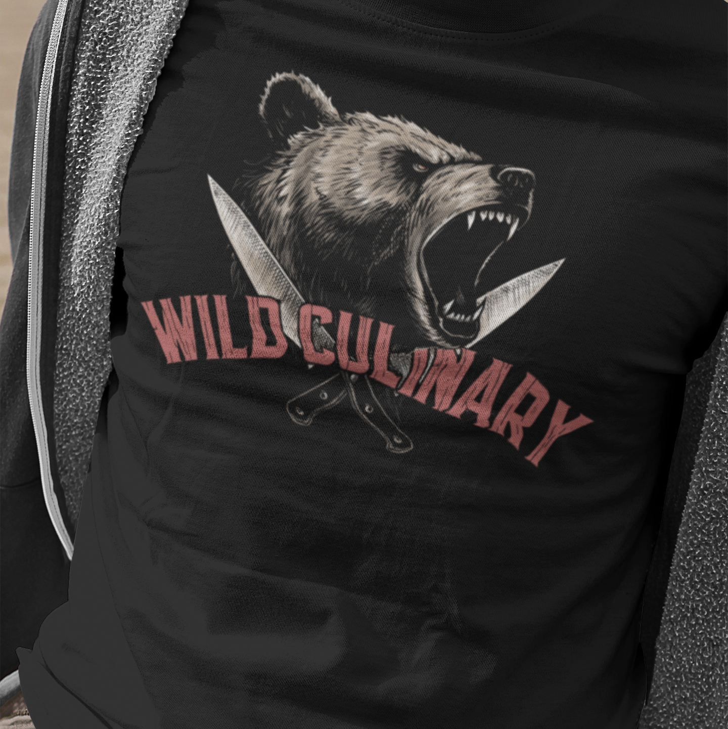Wild Culinary Bear Unisex Tee