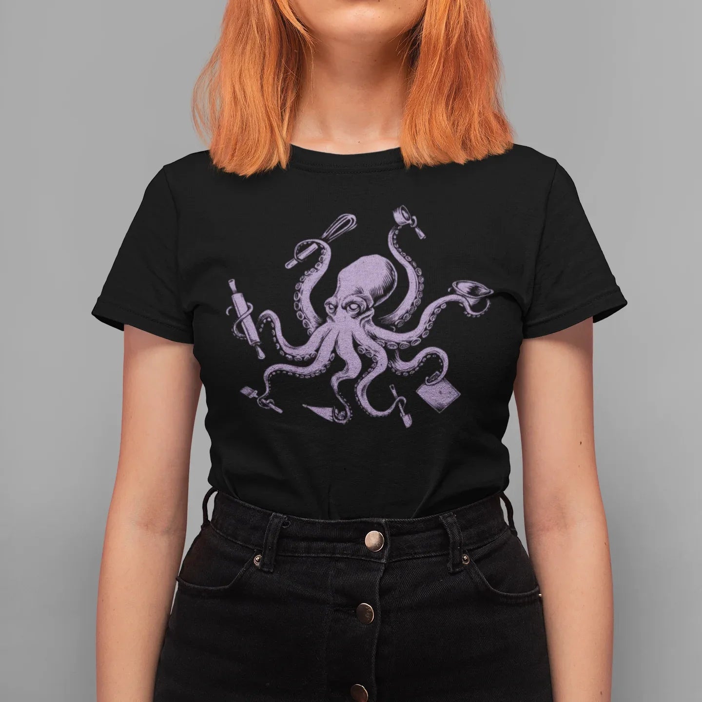 Baker Octopus Unisex Tee - Odd Chef