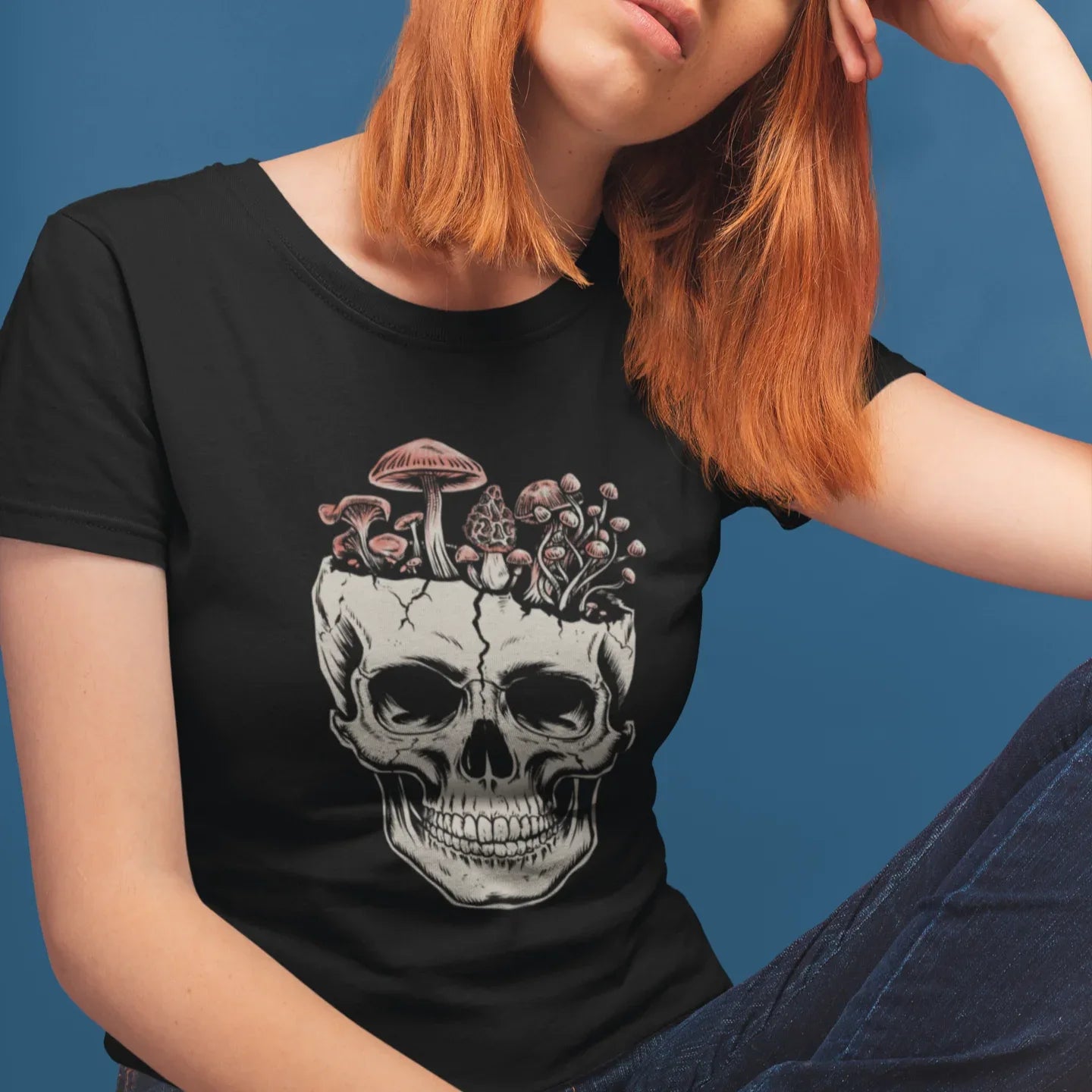 Mushroom Skull Unisex Tee - Odd Chef
