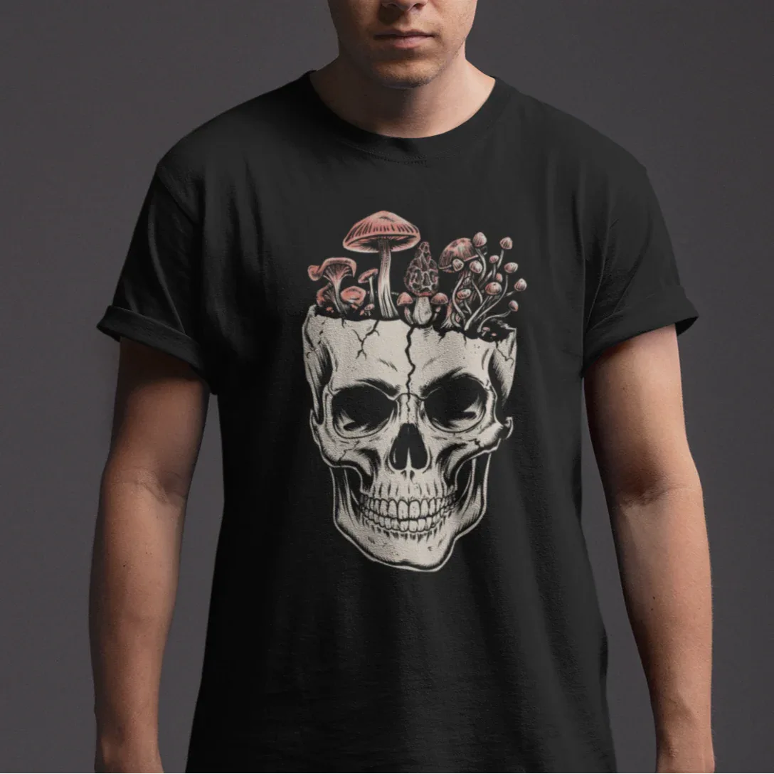 Mushroom Skull Unisex Tee - Odd Chef