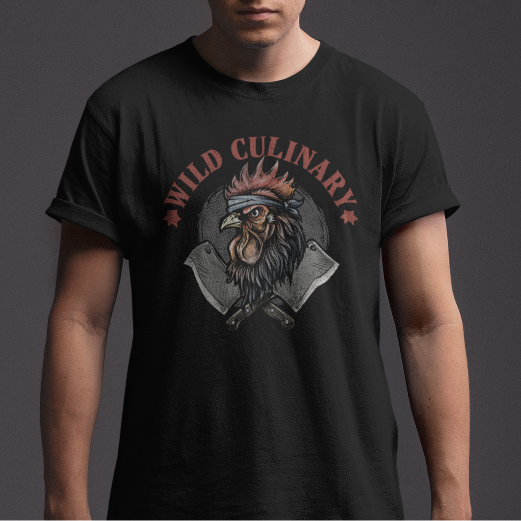 Wild Culinary Rooster Unisex Tee