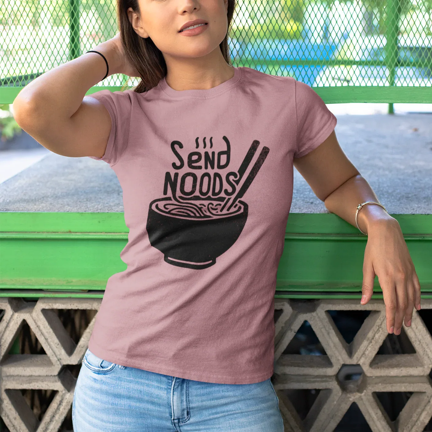 Send Noods Funny Ramen Unisex Tee - Odd Chef