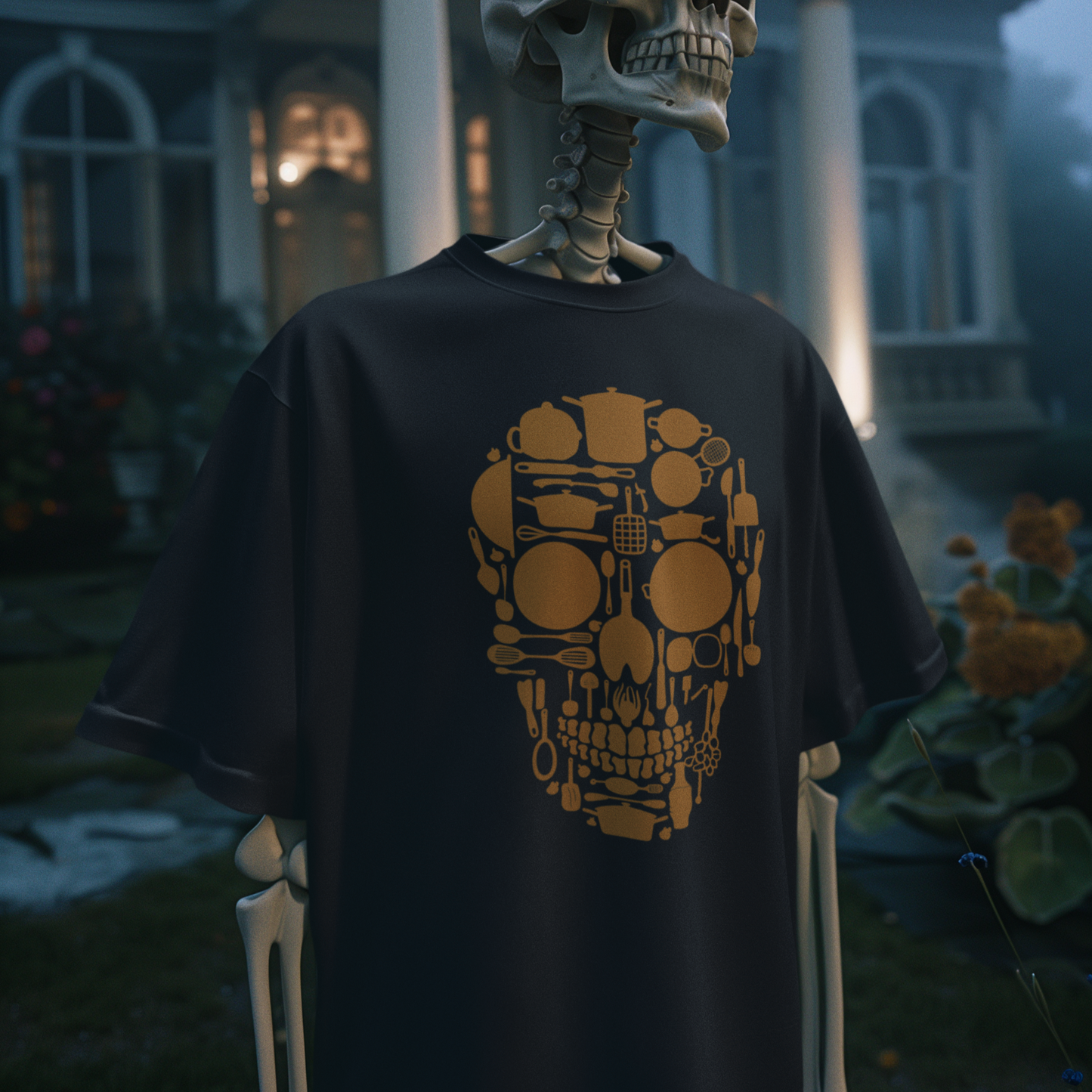 Skill Chef Kitchen Halloween Unisex Tee