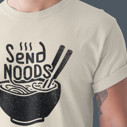 Send Noods Funny Ramen Unisex t-shirt