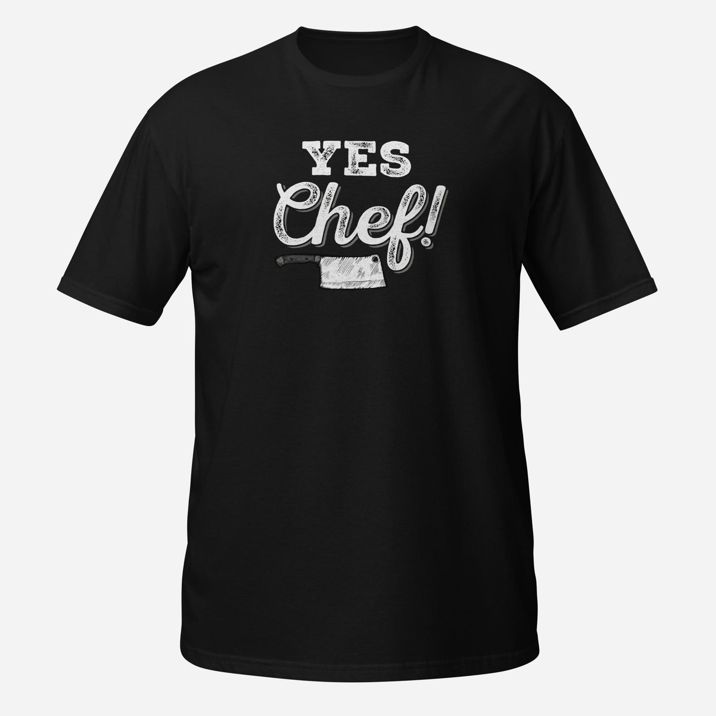 Yes Chef Cleaver Shirt Short-Sleeve Unisex T-Shirt