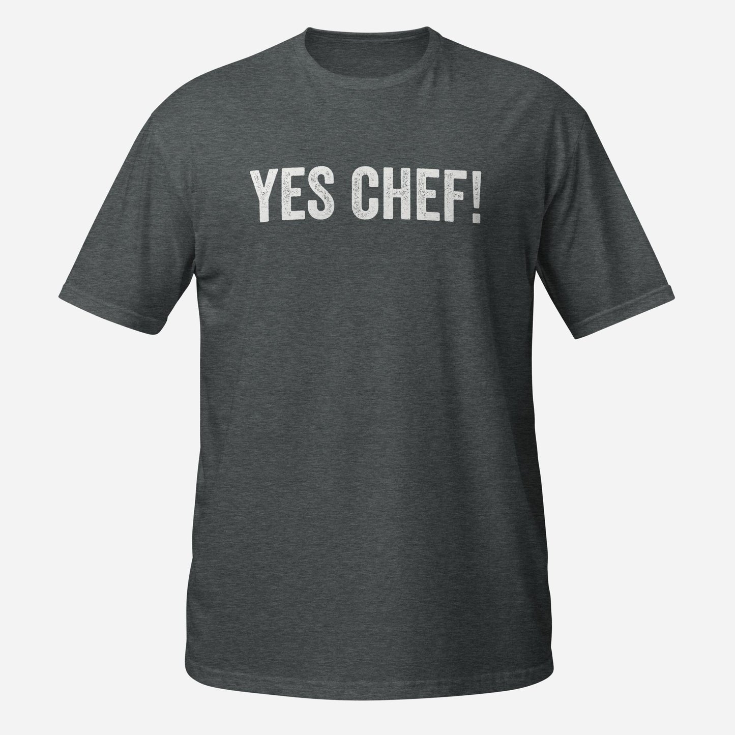 Yes Chef Shirt Foodie Kitchen Tshirt Short-Sleeve Unisex T-Shirt