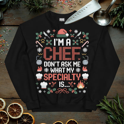 Chef Ugly Christmas Sweater