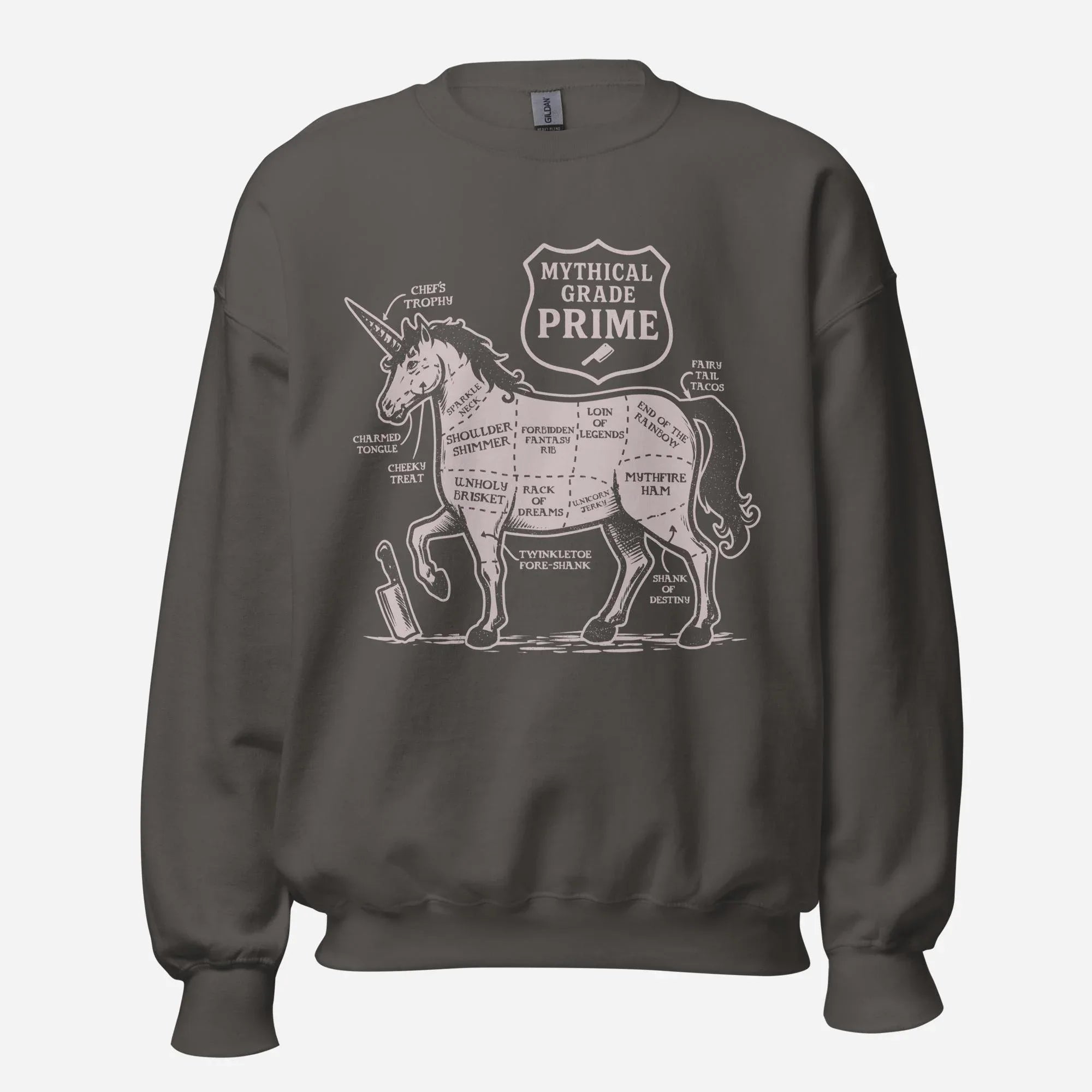 Unicorn Butcher Cuts Unisex Sweatshirt - Odd Chef
