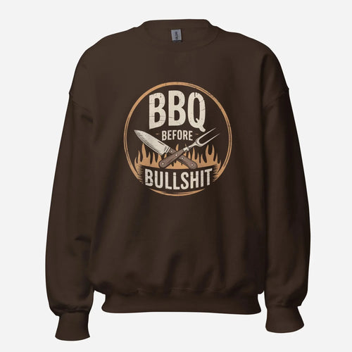 BBQ Before Bullshit Unisex Sweatshirt - Odd Chef