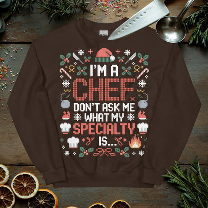 Chef Ugly Christmas Sweater