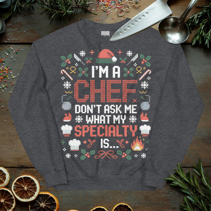 Chef Ugly Christmas Sweater