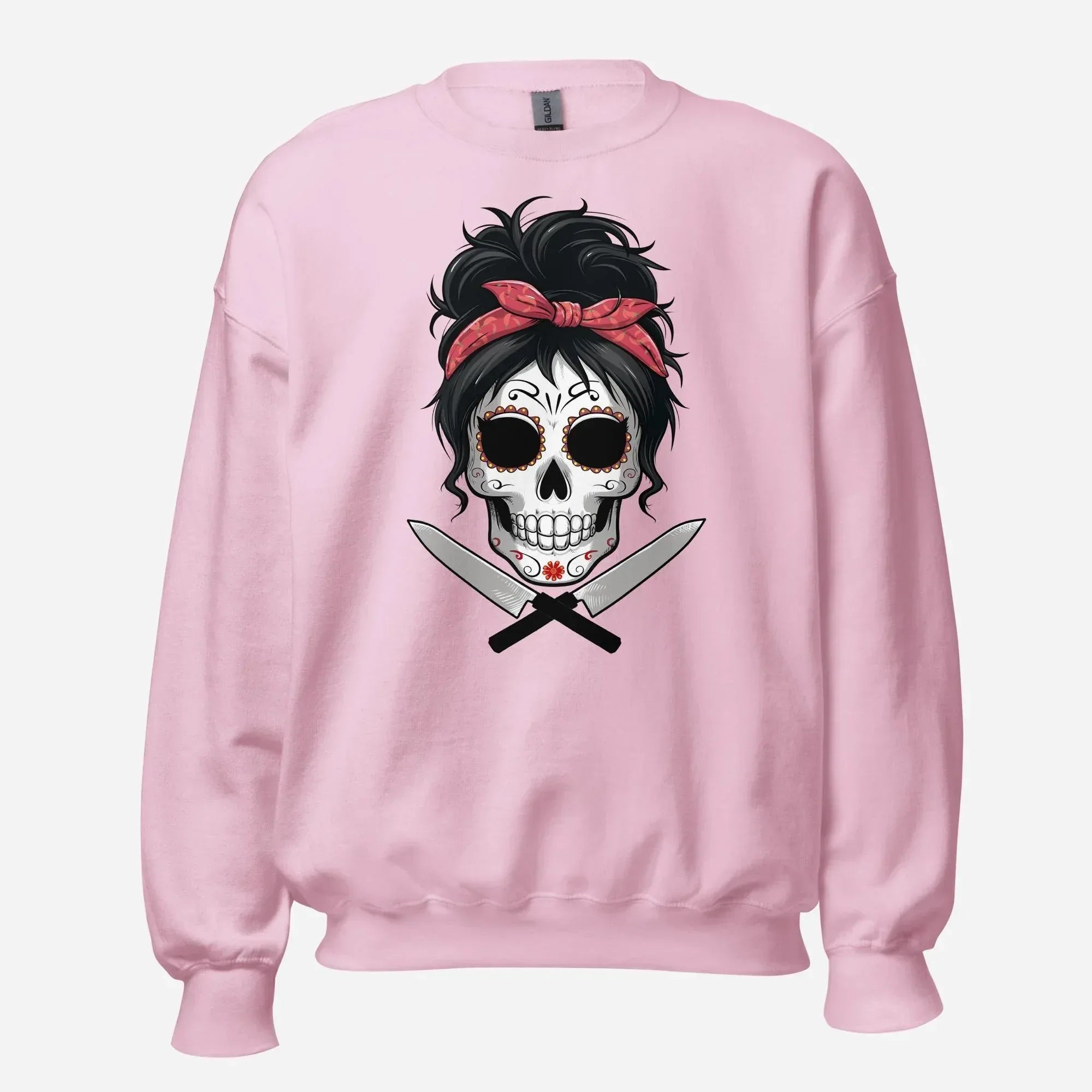 Sugar Skull Chef Chick Unisex Sweatshirt - Odd Chef