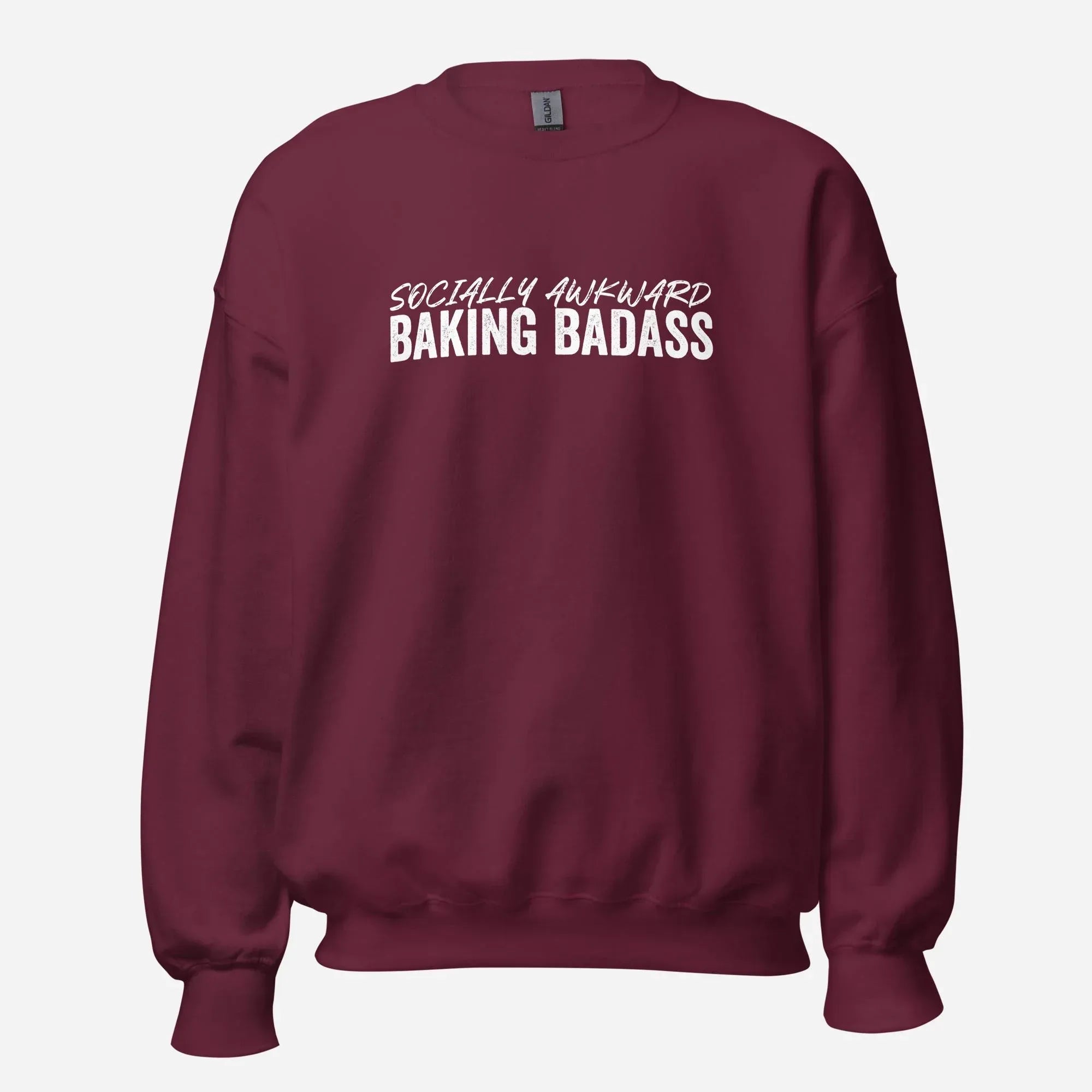 Socially Awkward Baking Badass Unisex Sweatshirt - Odd Chef