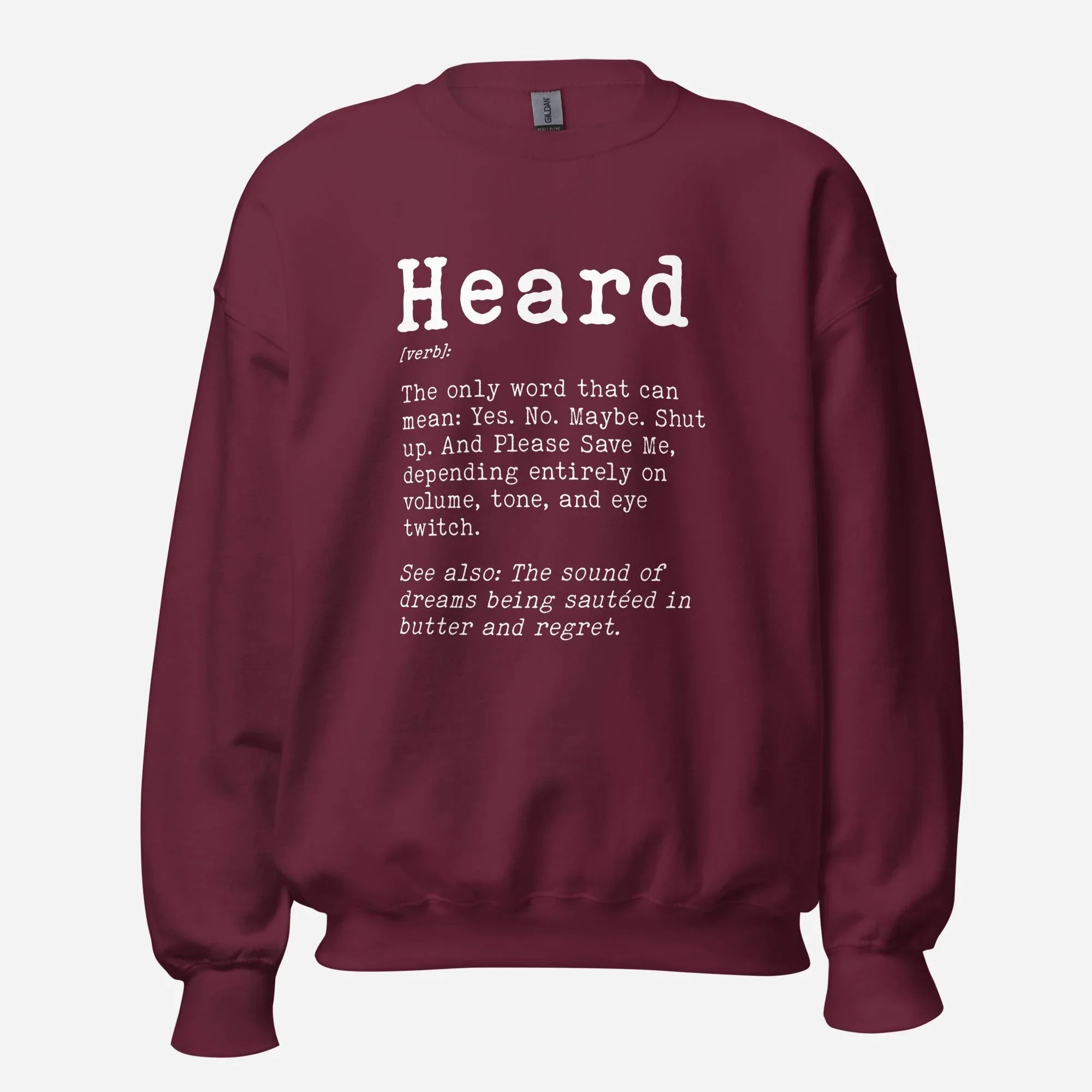 Heard Definition Unisex Sweatshirt - Odd Chef