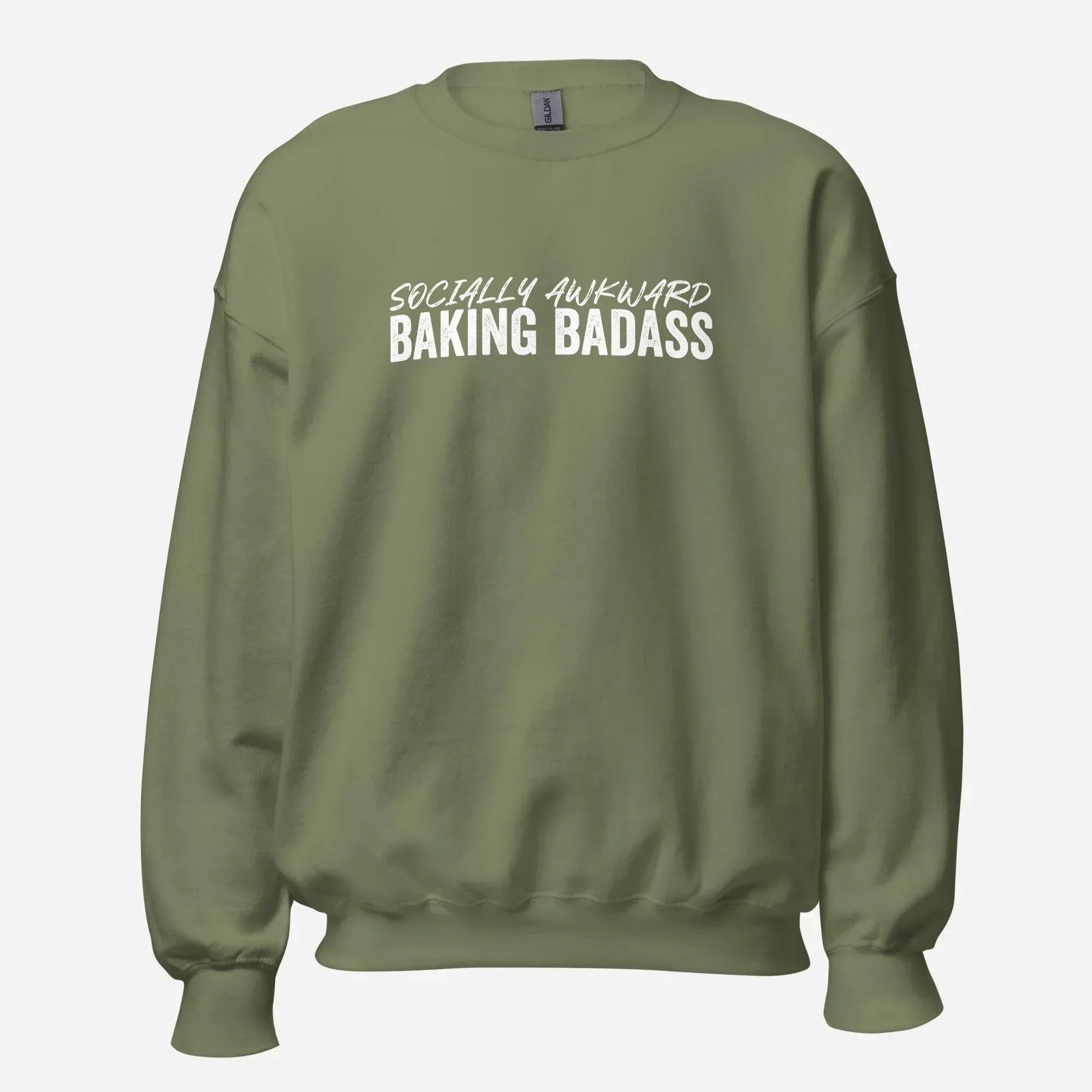 Socially Awkward Baking Badass Unisex Sweatshirt - Odd Chef