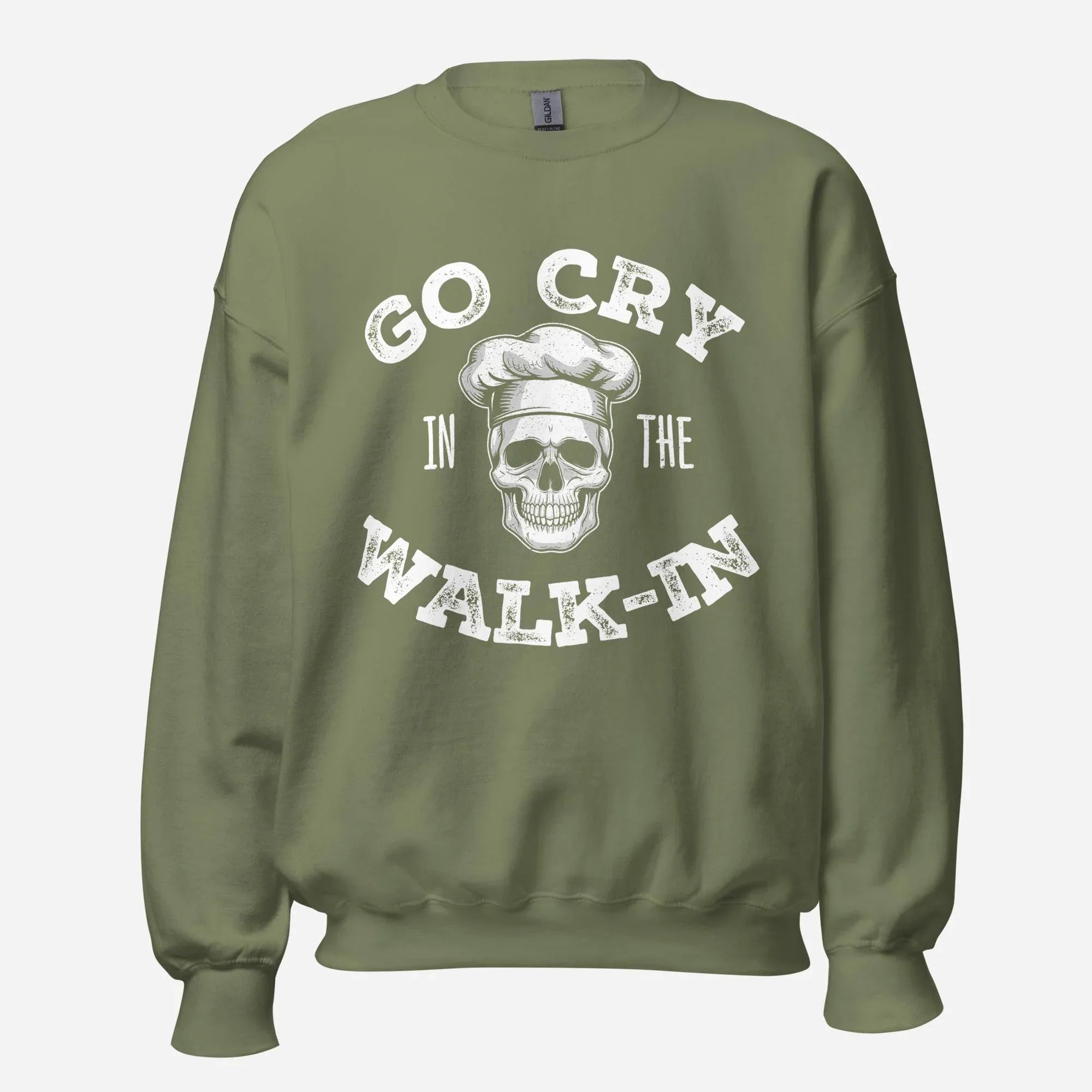 Go Cry in the Walk-In Unisex Sweatshirt - Odd Chef