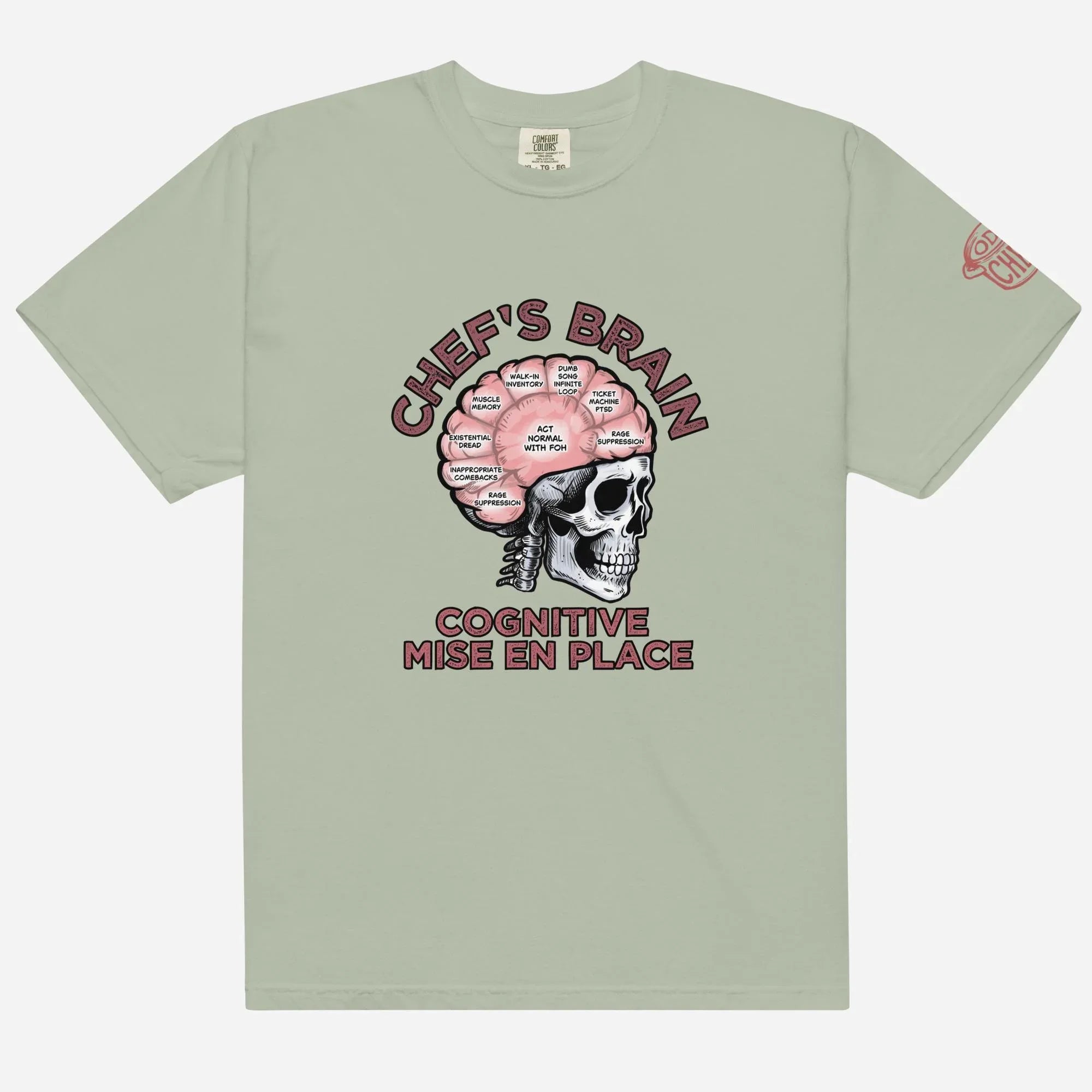 Chef's Brain Heavyweight Streetwear Tee - Odd Chef