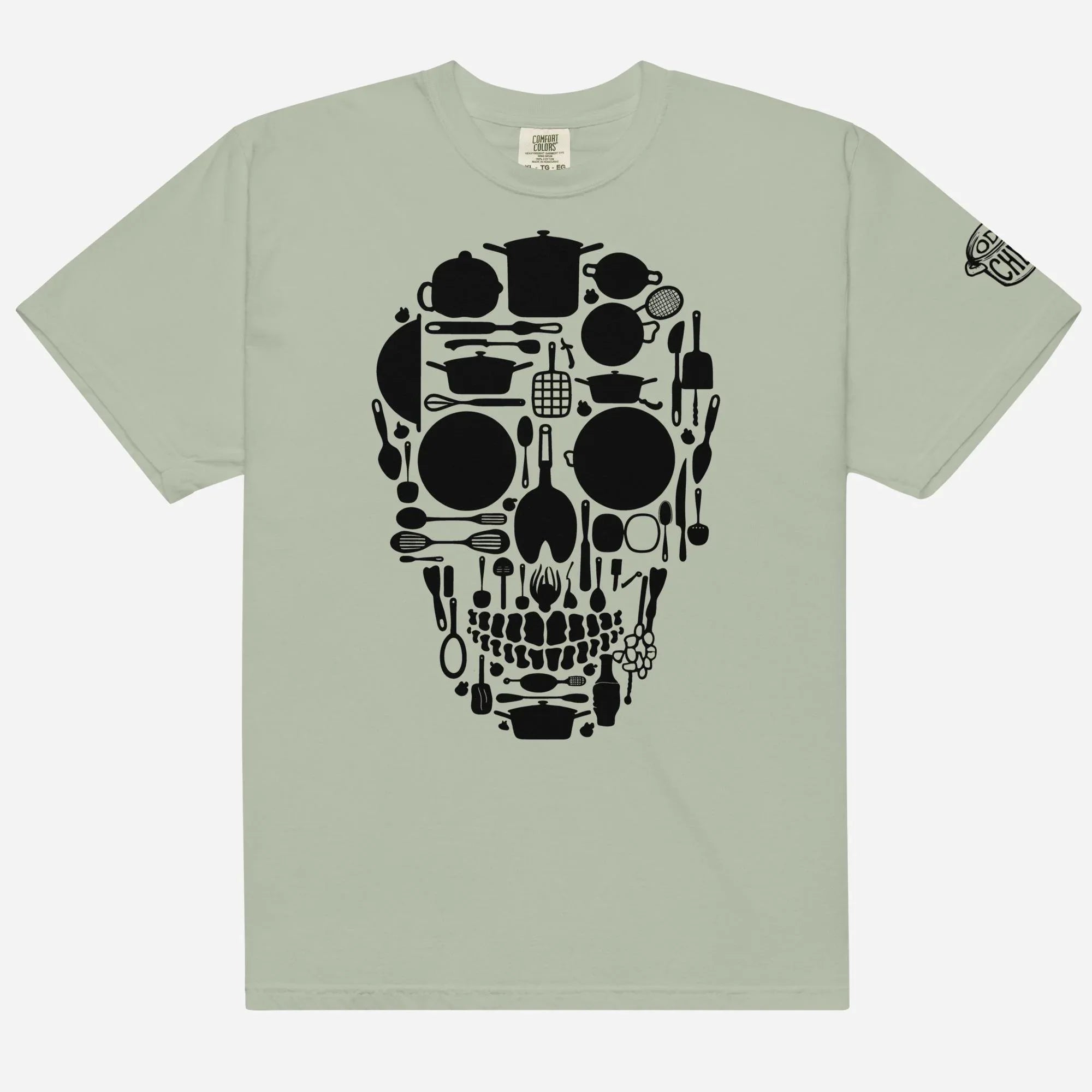 Kitchen Skull Heavyweight Streetwear Tee - Odd Chef