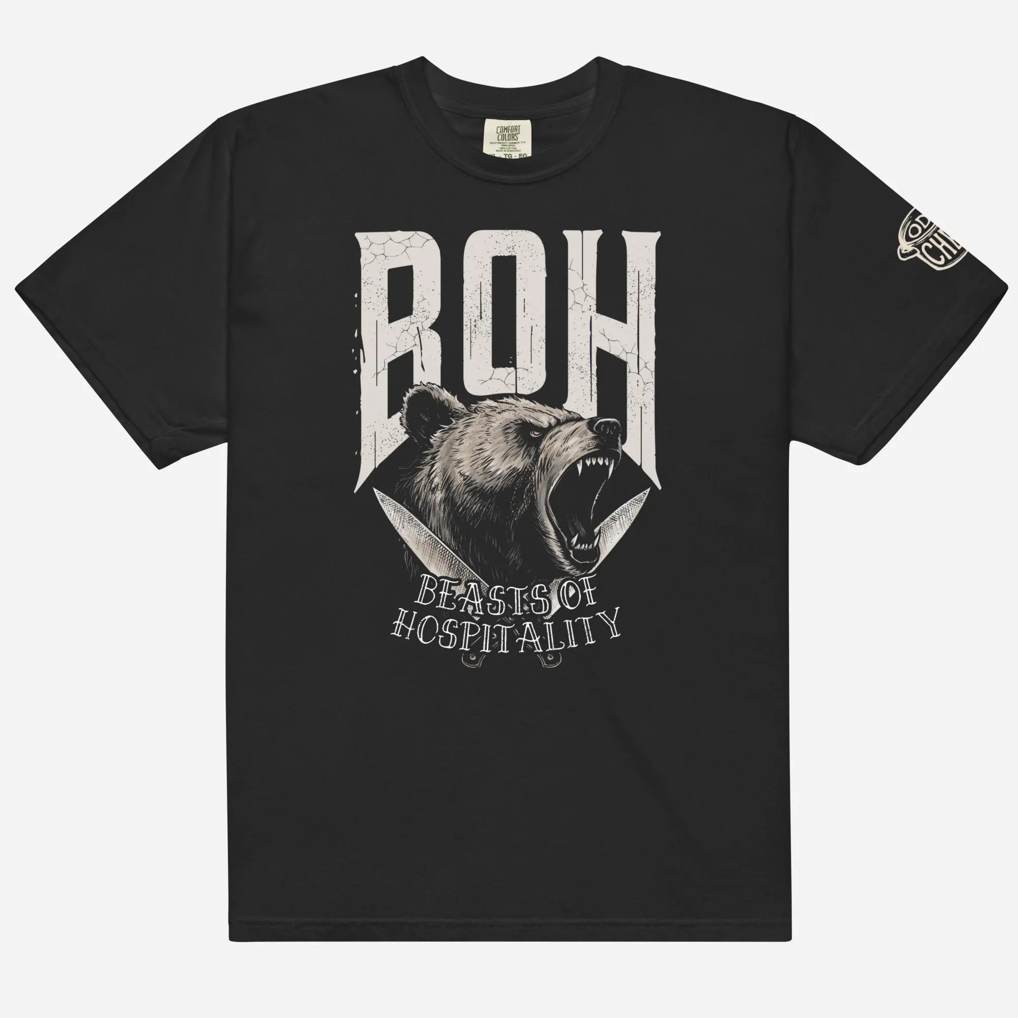 BOH Bear Heavyweight Streetwear Tee - Odd Chef