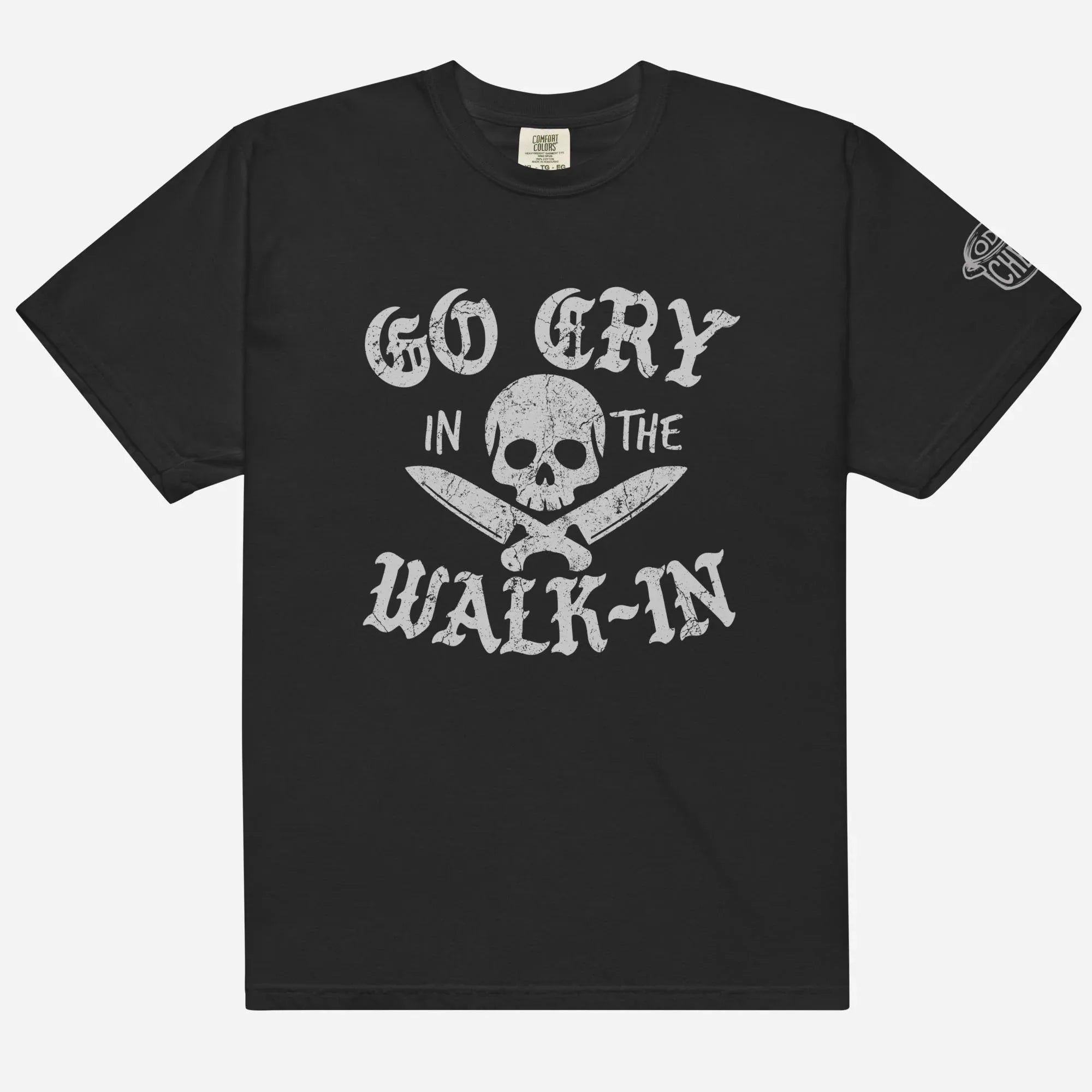 Go Cry in the Walk-In Heavyweight Streetwear Tee - Odd Chef