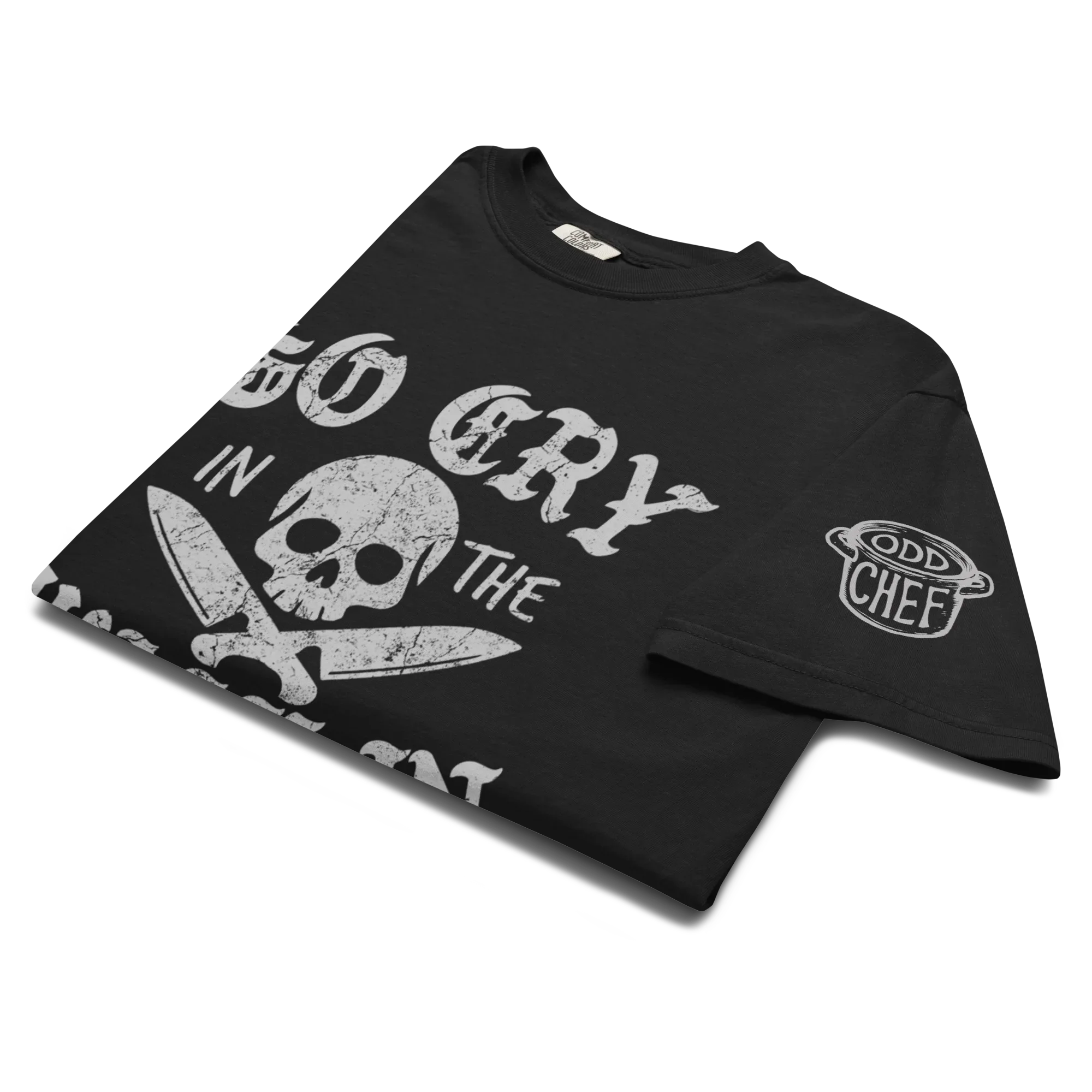 Go Cry in the Walk-In Heavyweight Streetwear Tee - Odd Chef