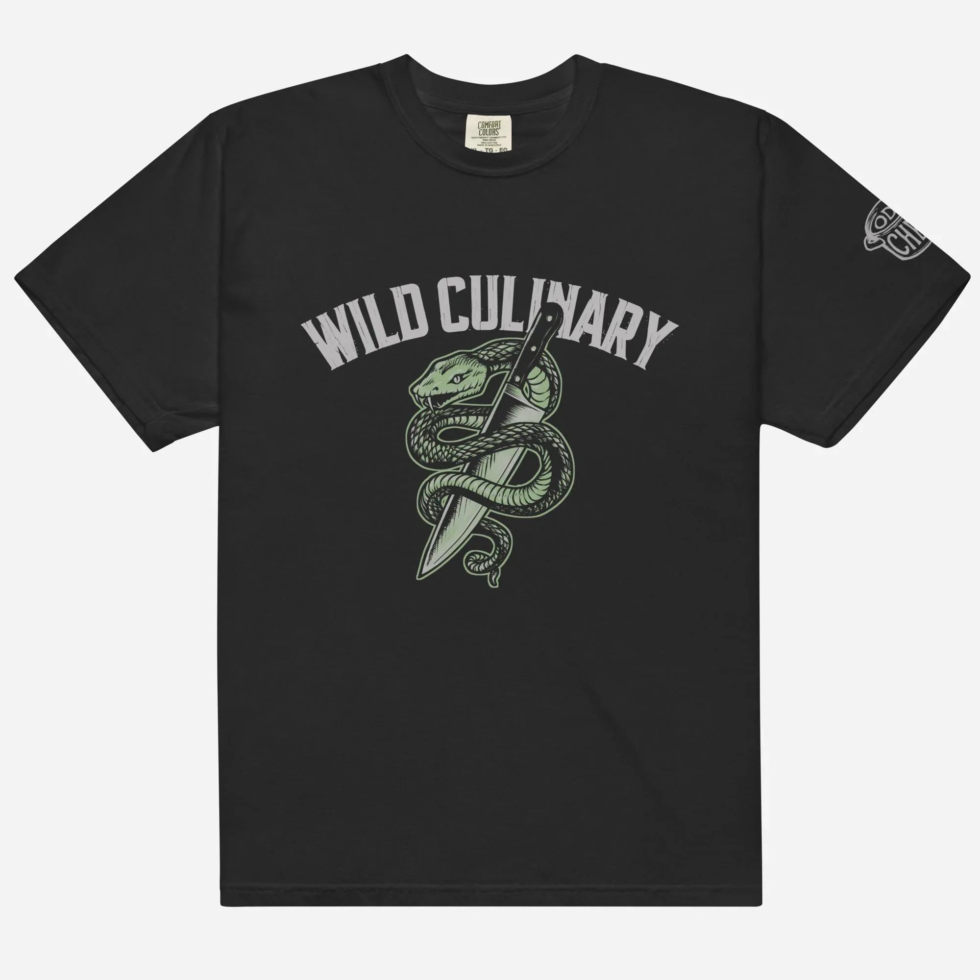 Wild Culinary Serpent Heavyweight Streetwear Tee - Odd Chef