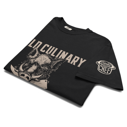 Wild Culinary Boar Heavyweight Streetwear Tee