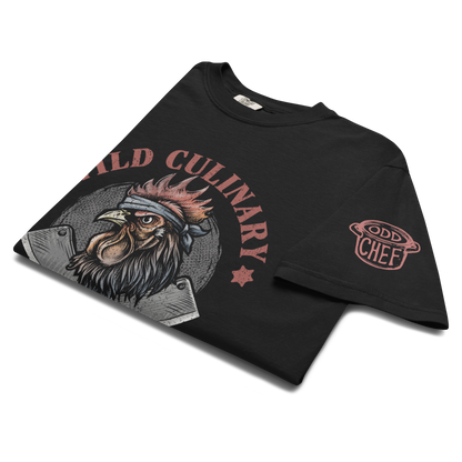 Wild Culinary Rooster Heavyweight Streetwear Tee