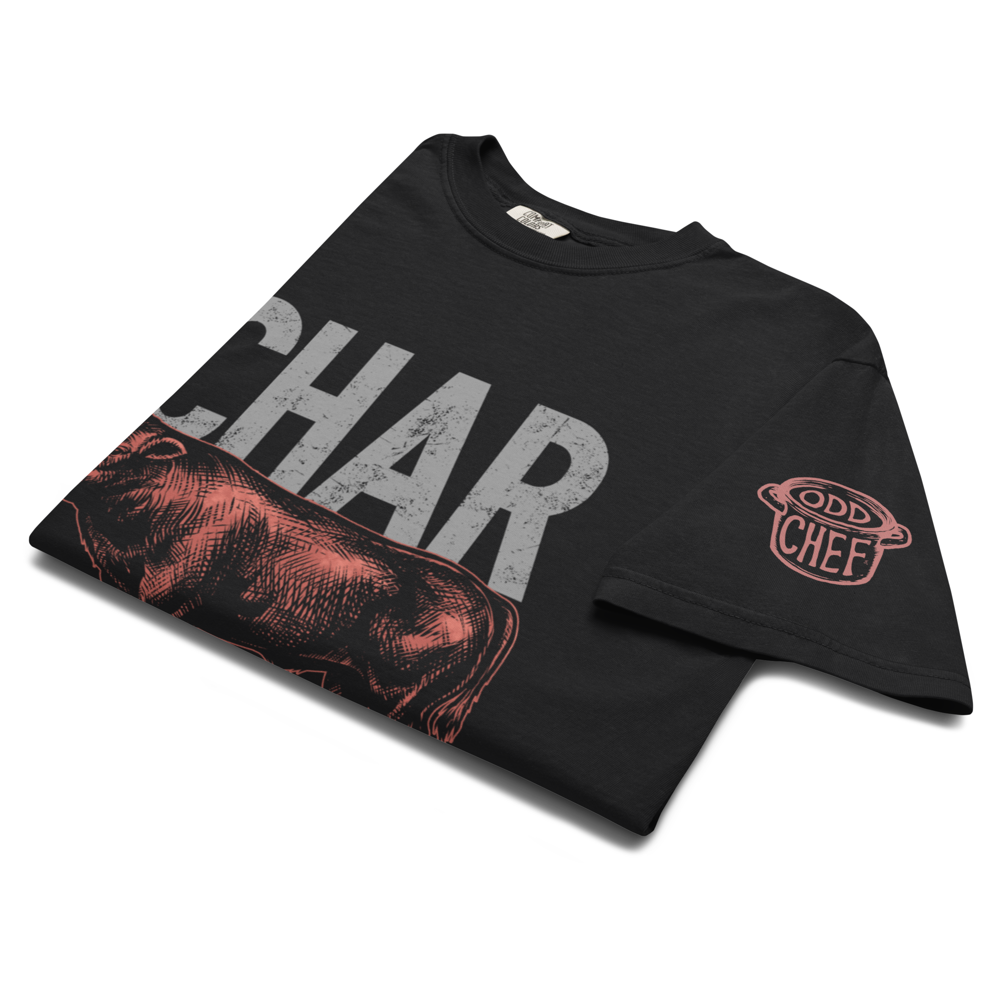 Char Cow Heavyweight Streetwear Tee