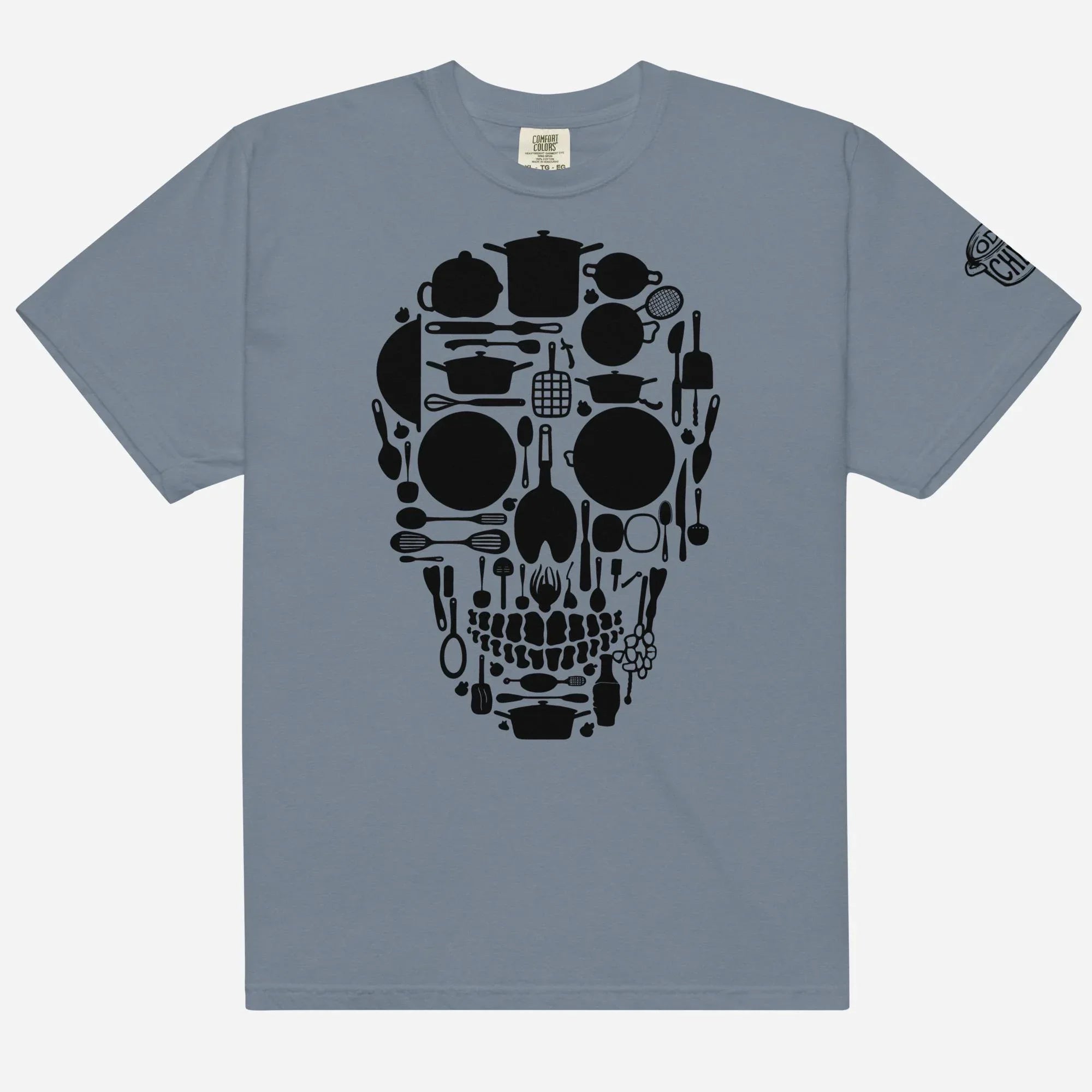 Kitchen Skull Heavyweight Streetwear Tee - Odd Chef