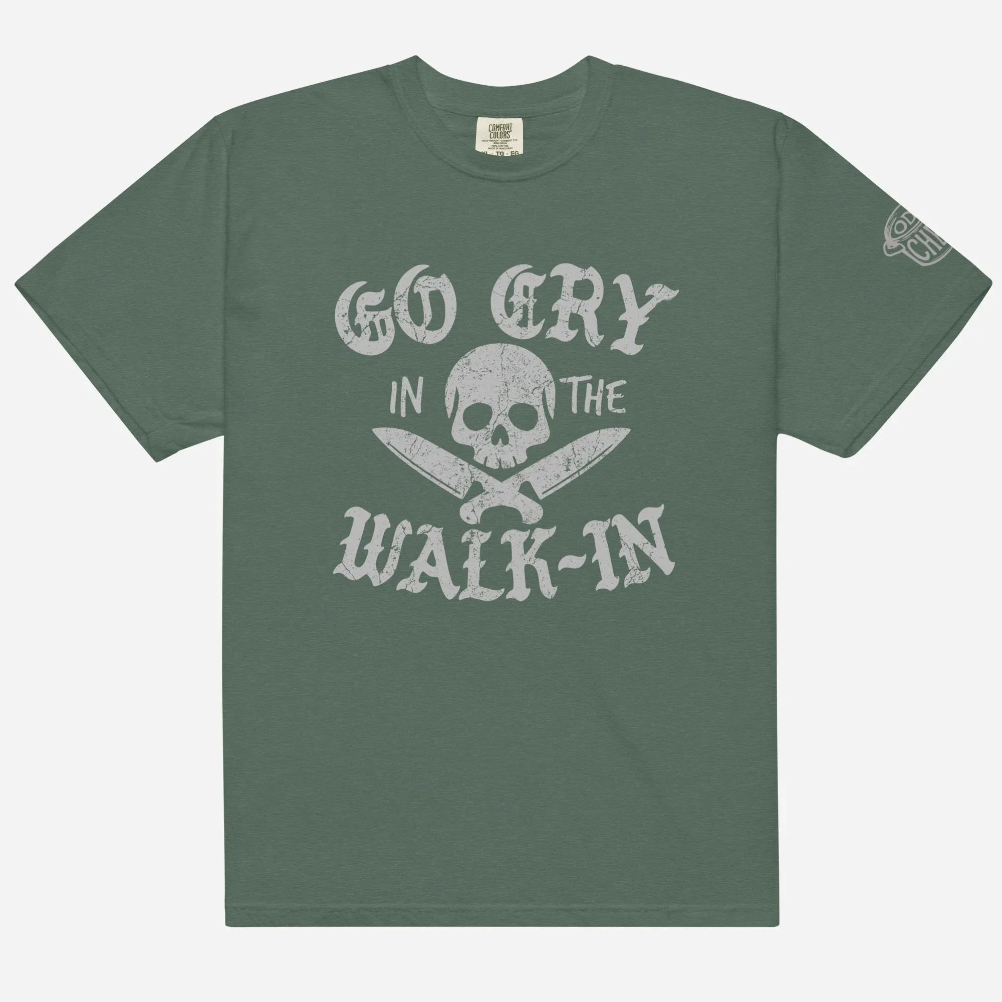 Go Cry in the Walk-In Heavyweight Streetwear Tee - Odd Chef