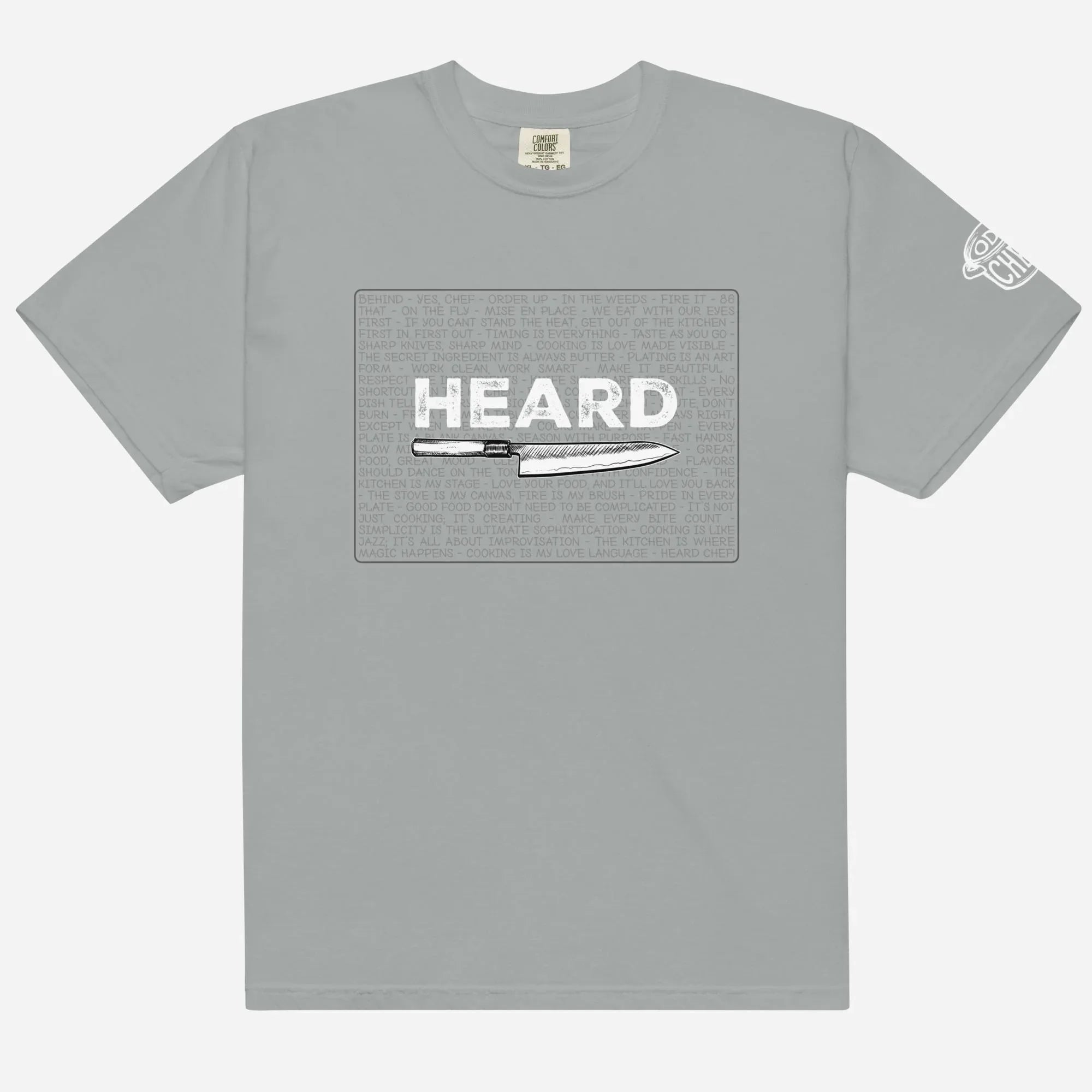 Heard Kitchen Phrase Heavyweight Streetwear Tee - Odd Chef