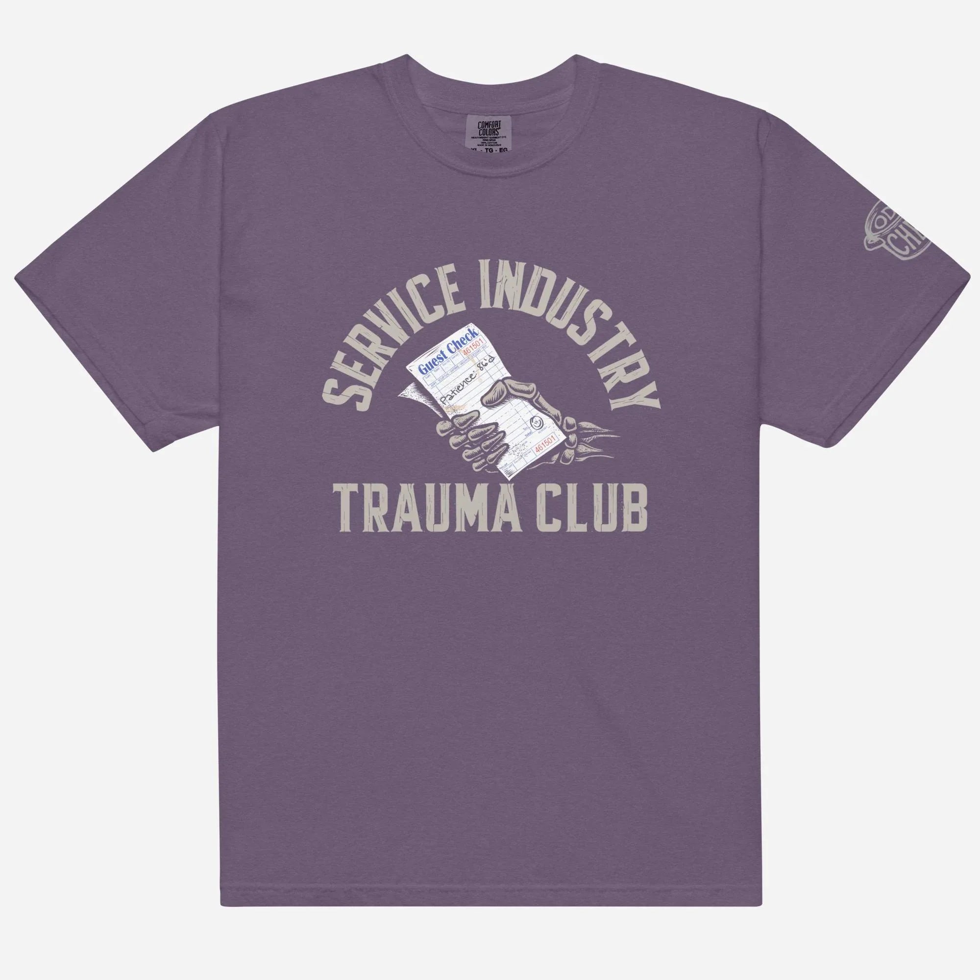 Service Industry Trauma Club Heavyweight Streetwear Tee - Odd Chef