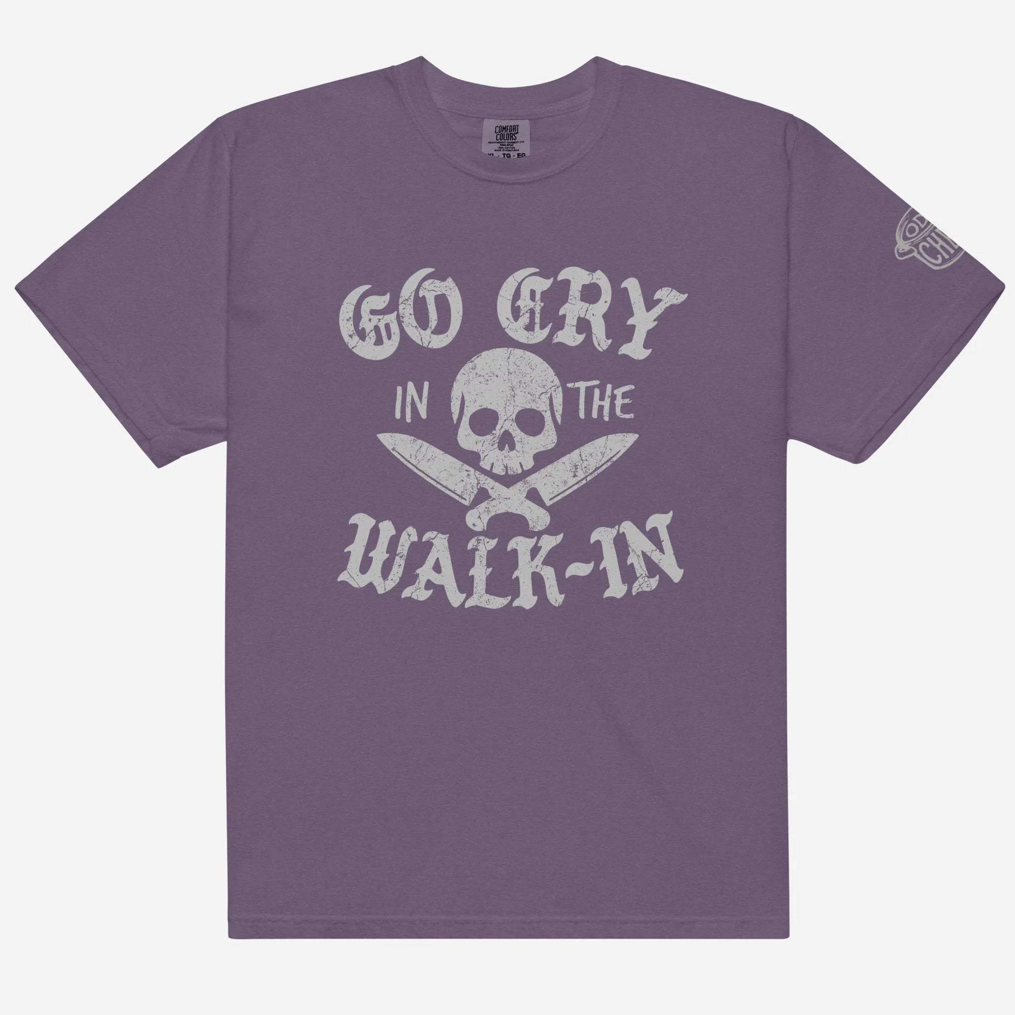Go Cry in the Walk-In Heavyweight Streetwear Tee - Odd Chef