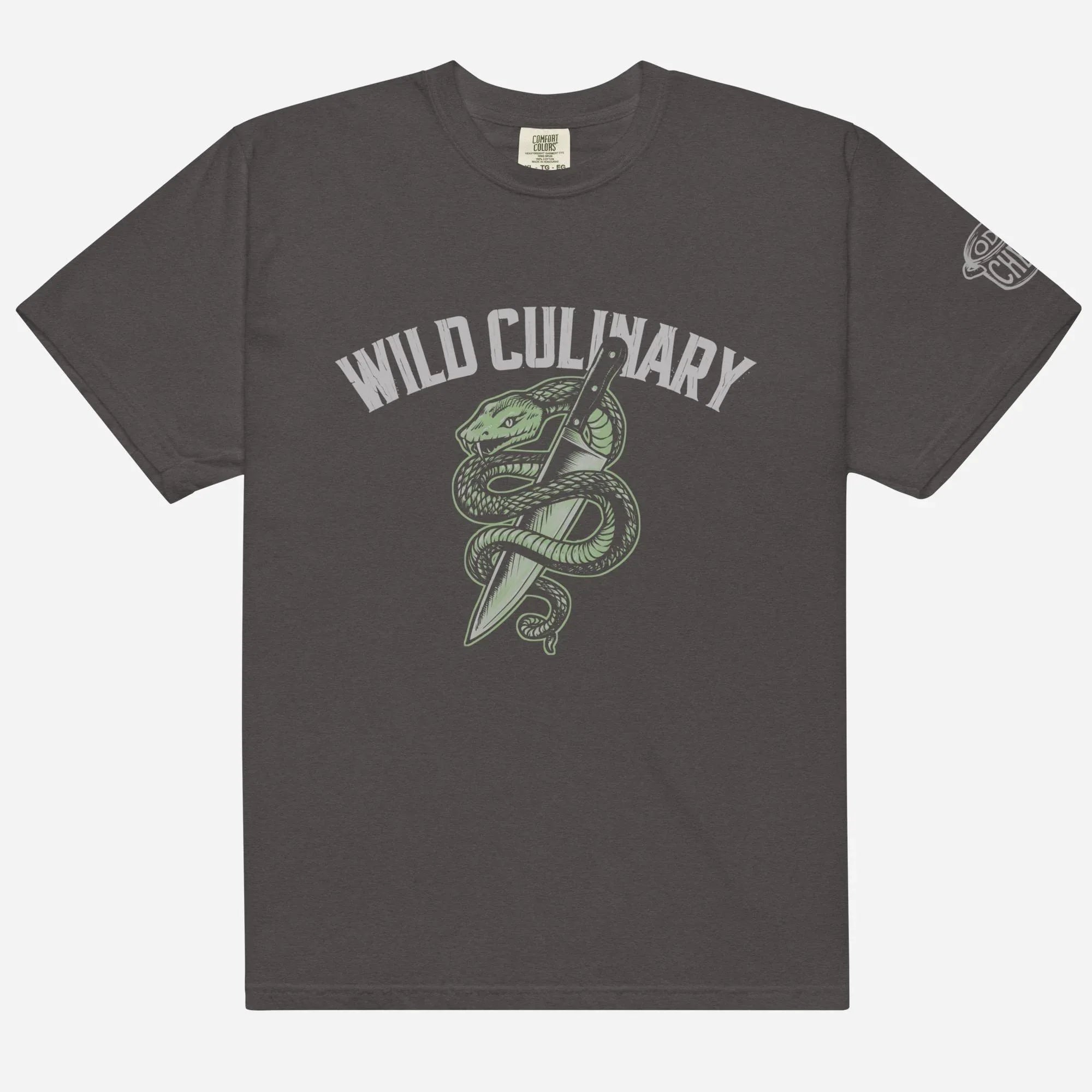 Wild Culinary Serpent Heavyweight Streetwear Tee - Odd Chef