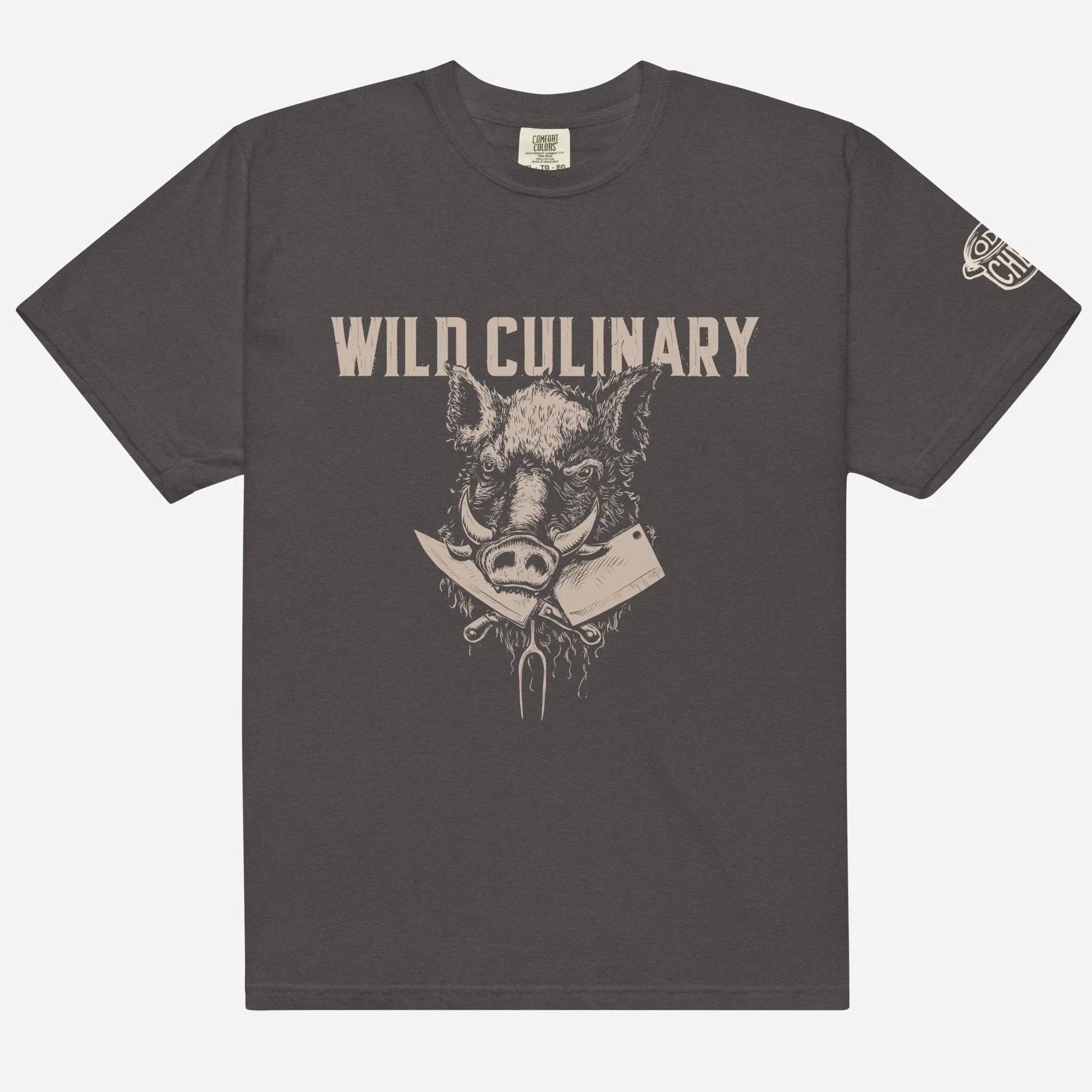 Wild Culinary Boar Heavyweight Streetwear Tee - Odd Chef
