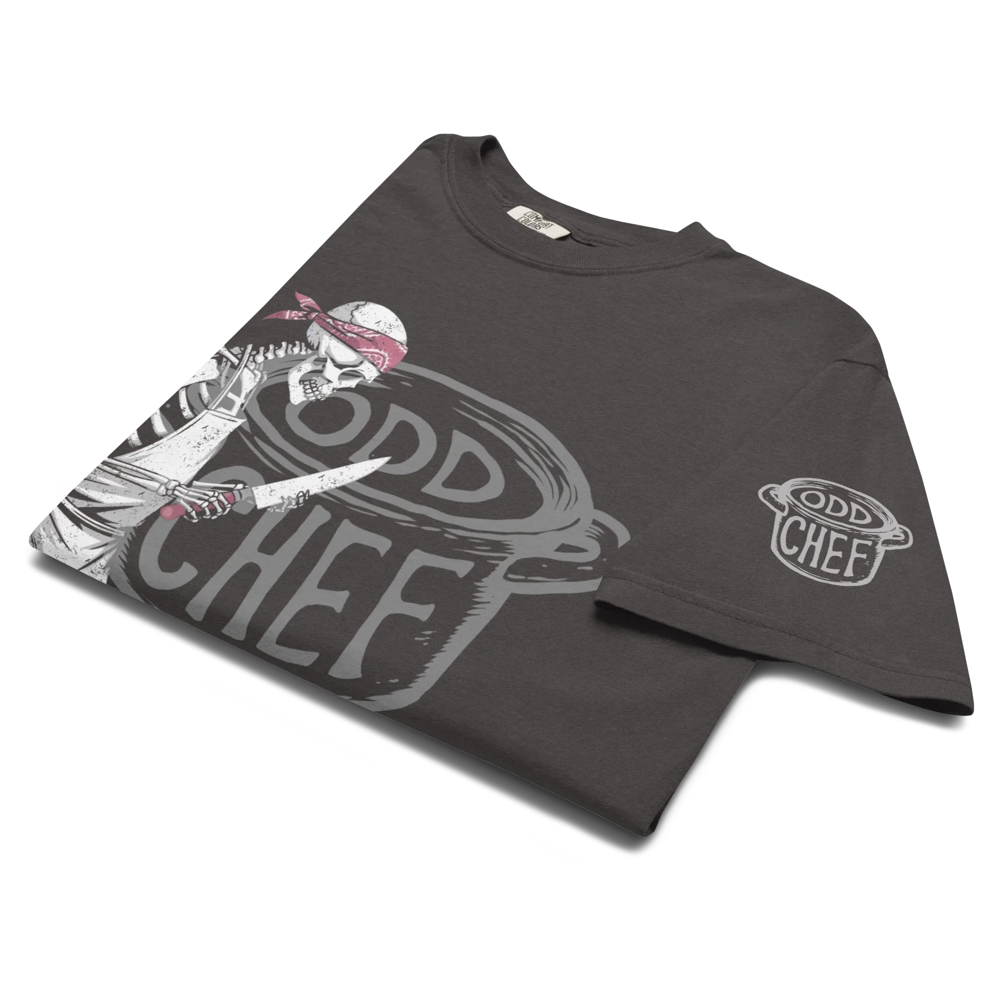 Odd Chef Skeleton Heavyweight Streetwear Tee - Odd Chef