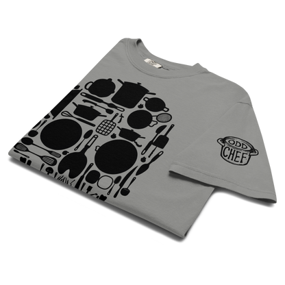 Kitchen Skull Heavyweight Streetwear Tee