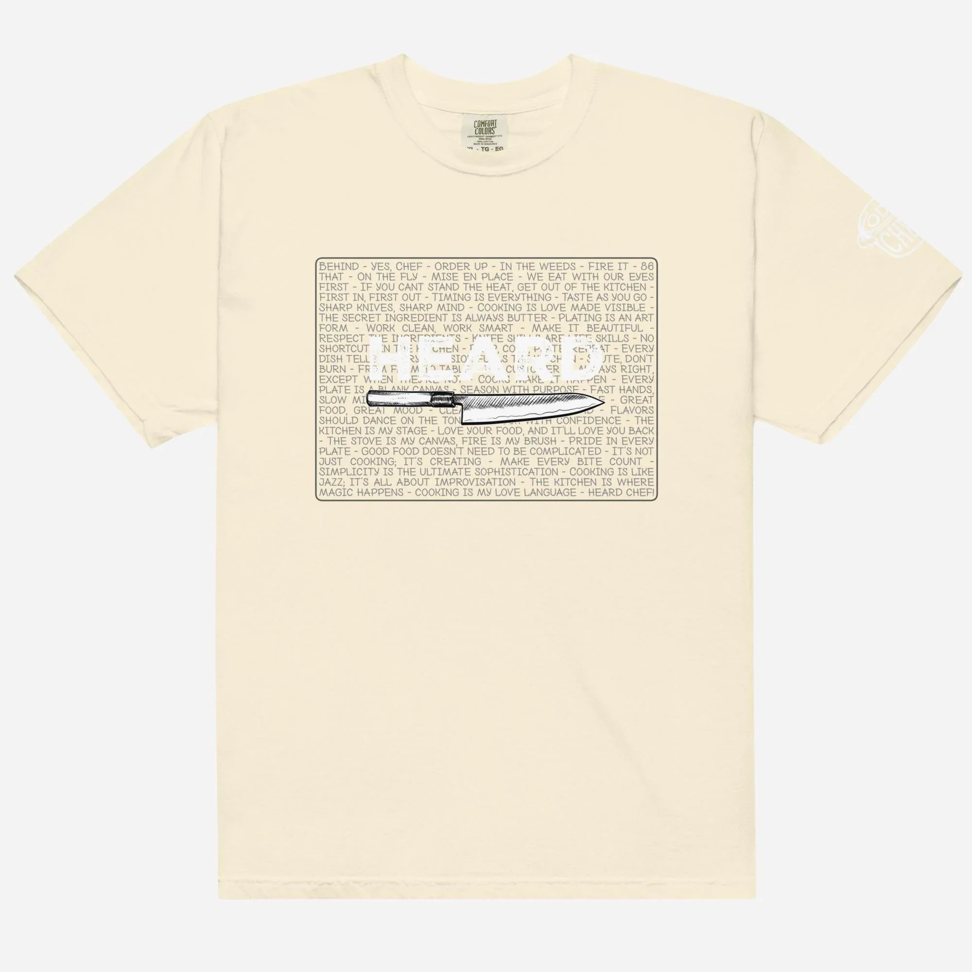 Heard Kitchen Phrase Heavyweight Streetwear Tee - Odd Chef