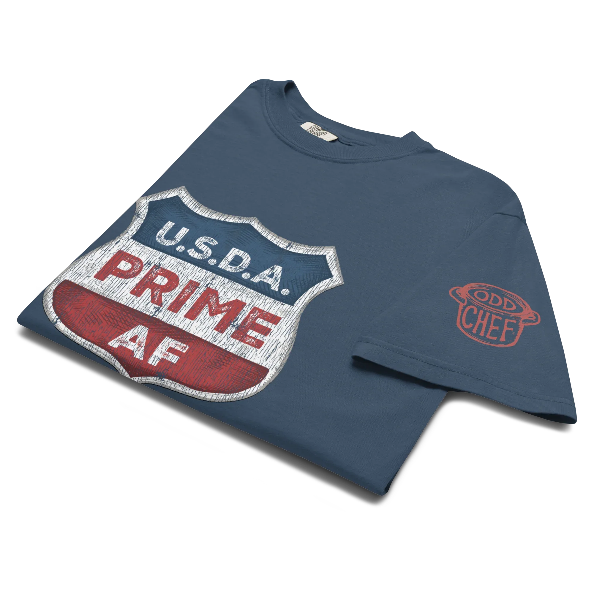 USDA Prime AF Heavyweight Streetwear Tee - Odd Chef